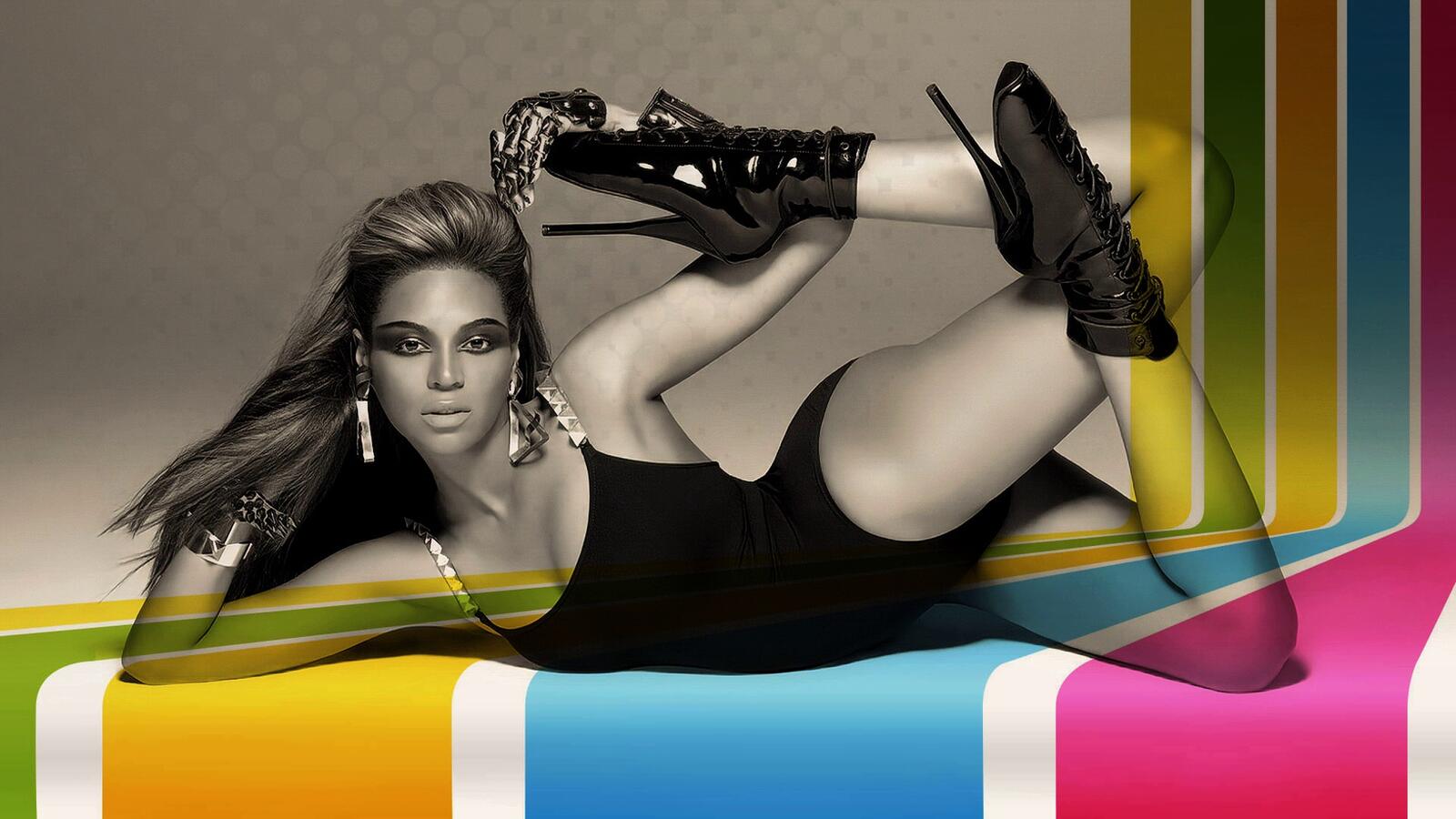 Free photo Photo of Beyonce Knowles special effect