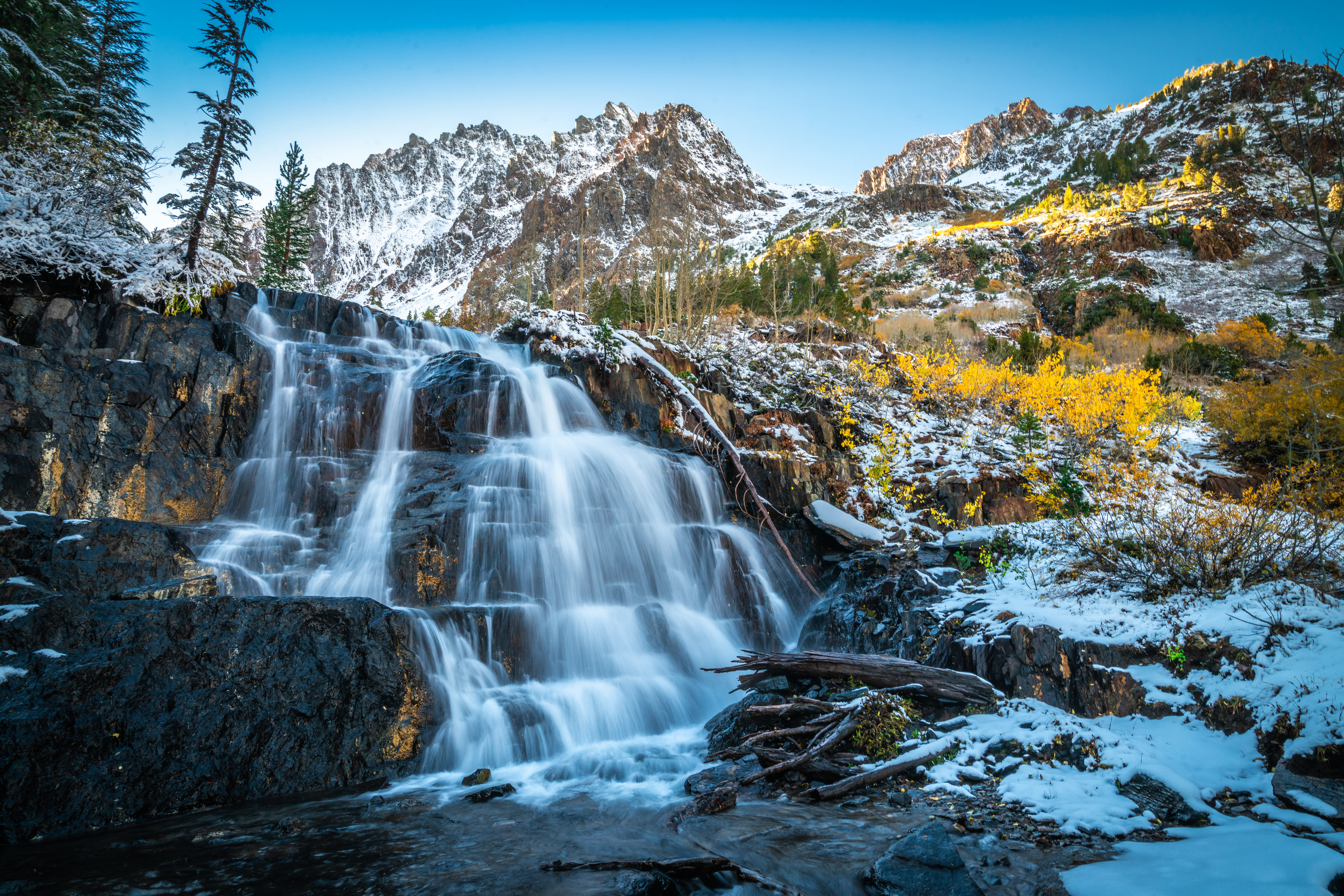 Photo free states of the usa, waterfalls, USA crag