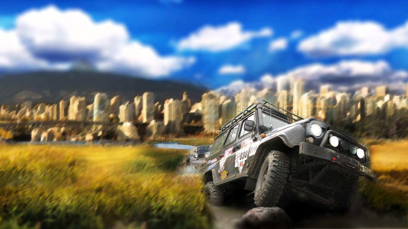 Wallpapers Jeep mountains off road vehicle on the desktop