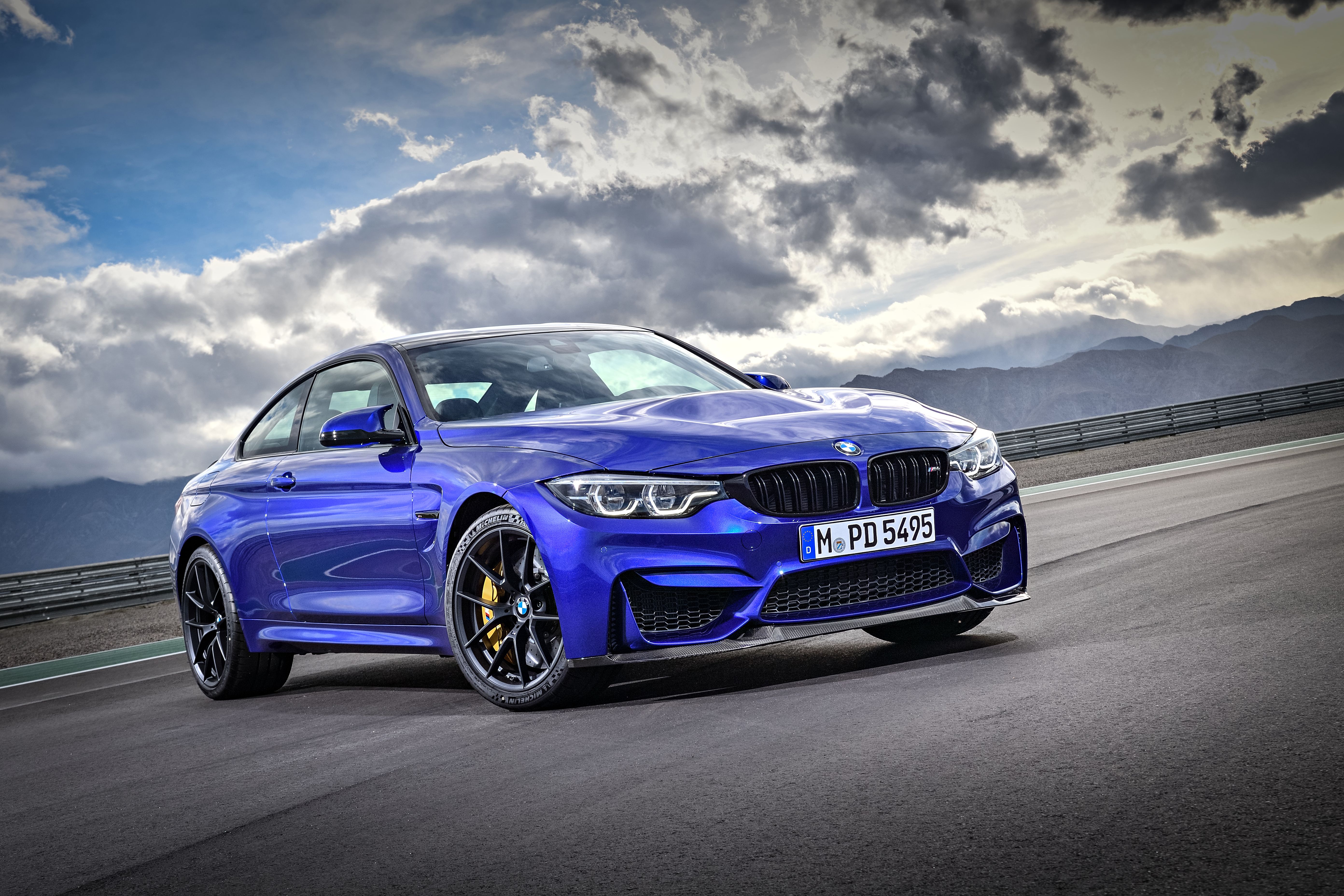 Фото бесплатно BMW M4 CS, машина, синяя БМВ