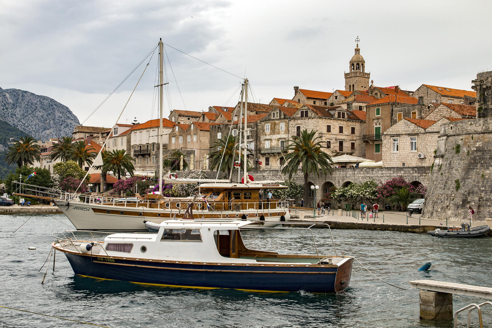 Wallpapers cities Croatia riverboat on the desktop