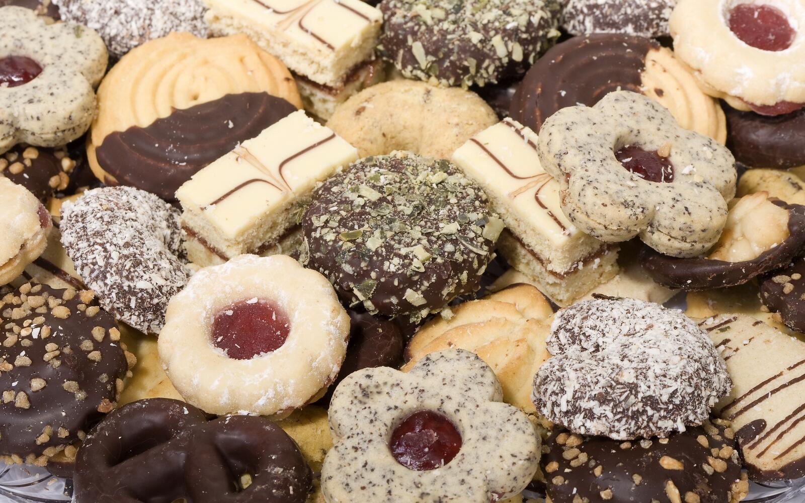 Обои печенье шоколад вкусные на рабочий стол