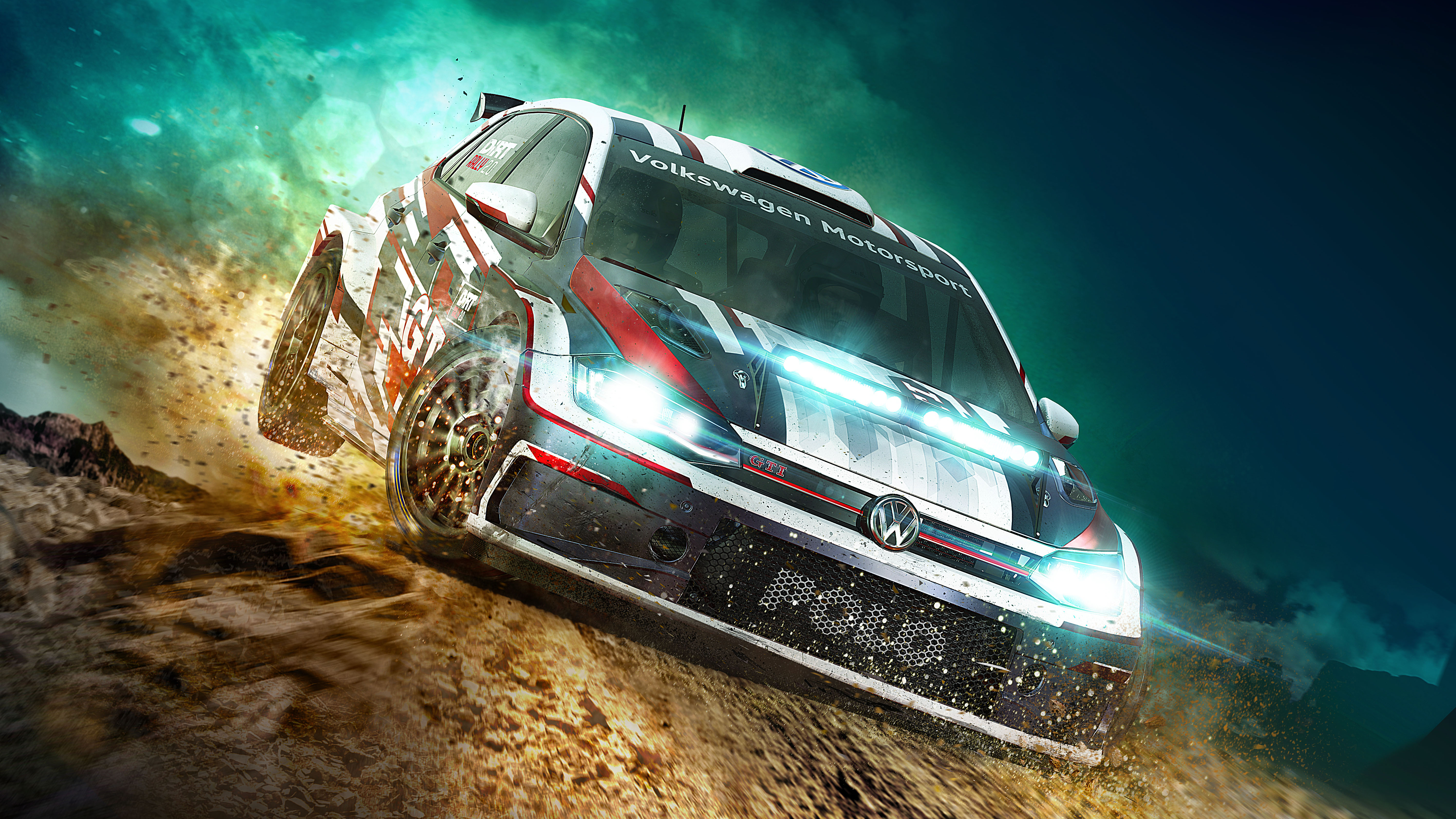 Wallpapers games dirt rally 2 Volkswagen on the desktop