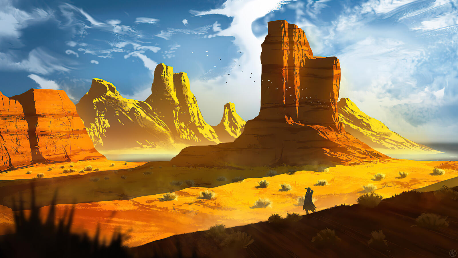 Wallpapers wild west figure sunny day on the desktop