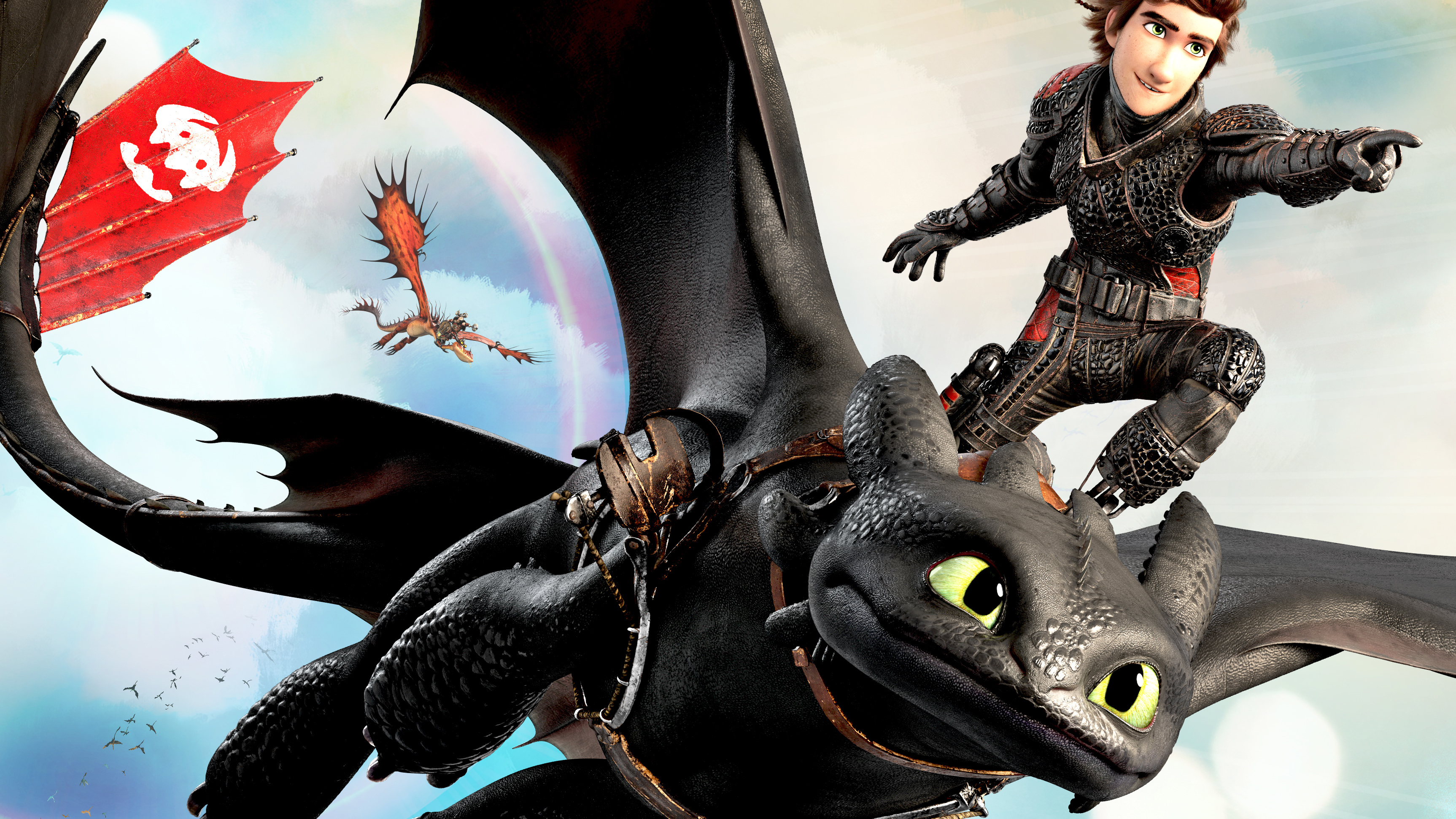 Photo free How To Train Your Dragon The Hidden World, animated movies, How To Train Your Dragon 3