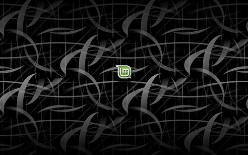 Linux Mint шрифт монохромная фотография
