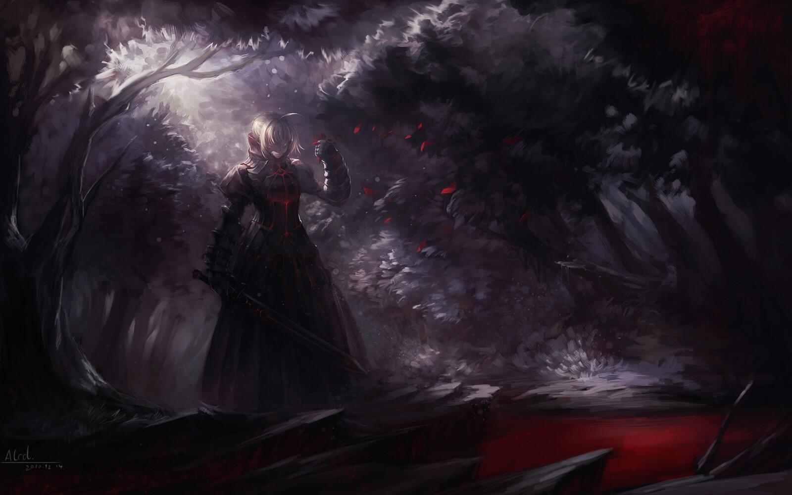 Wallpapers wallpaper saber alter fate stay night armor on the desktop