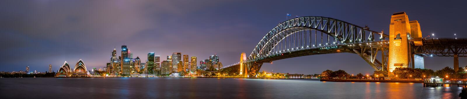 Обои Sydney Bridge город Сидней на рабочий стол