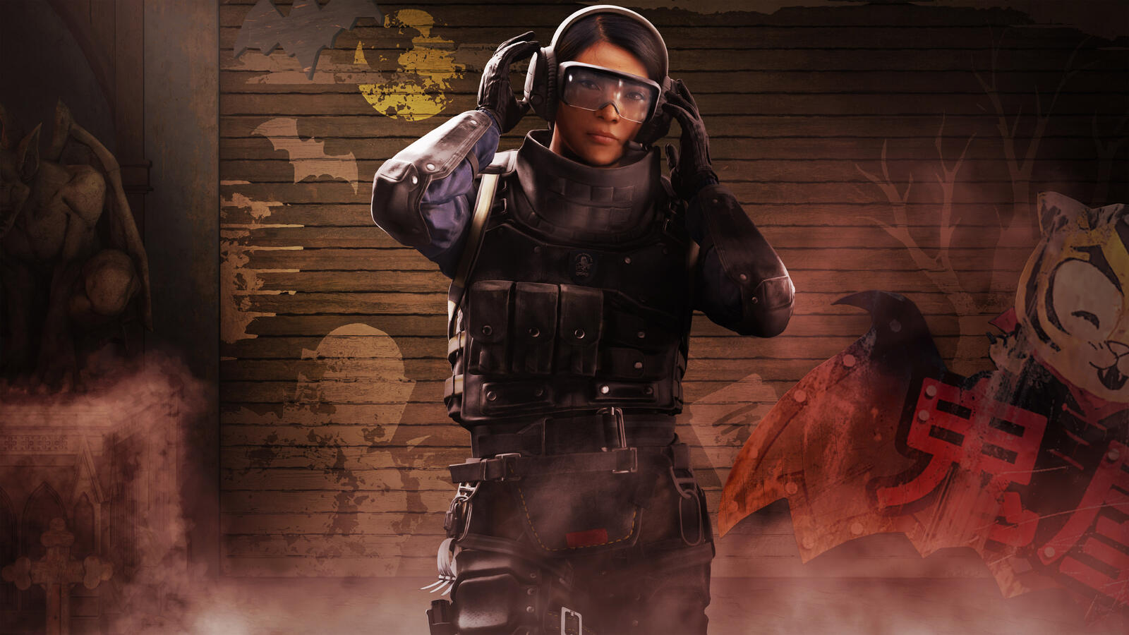Wallpapers Tom Clancys Rainbow Six Siege girl computer games on the desktop