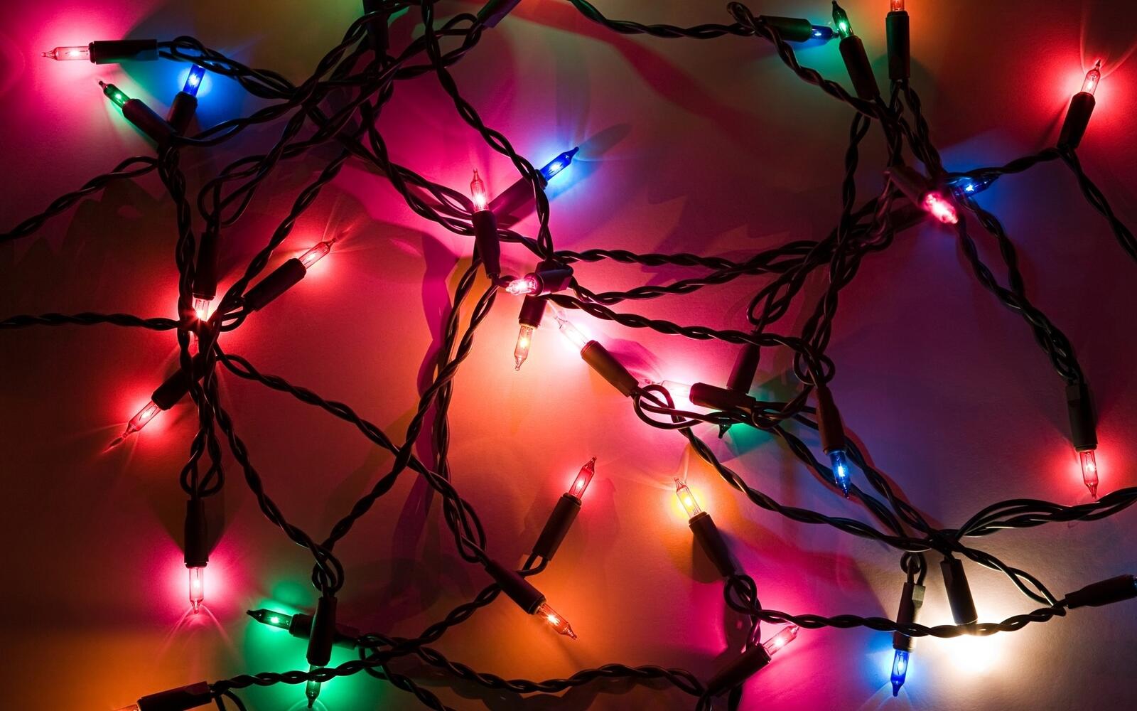Wallpapers new year christmas garland holiday on the desktop