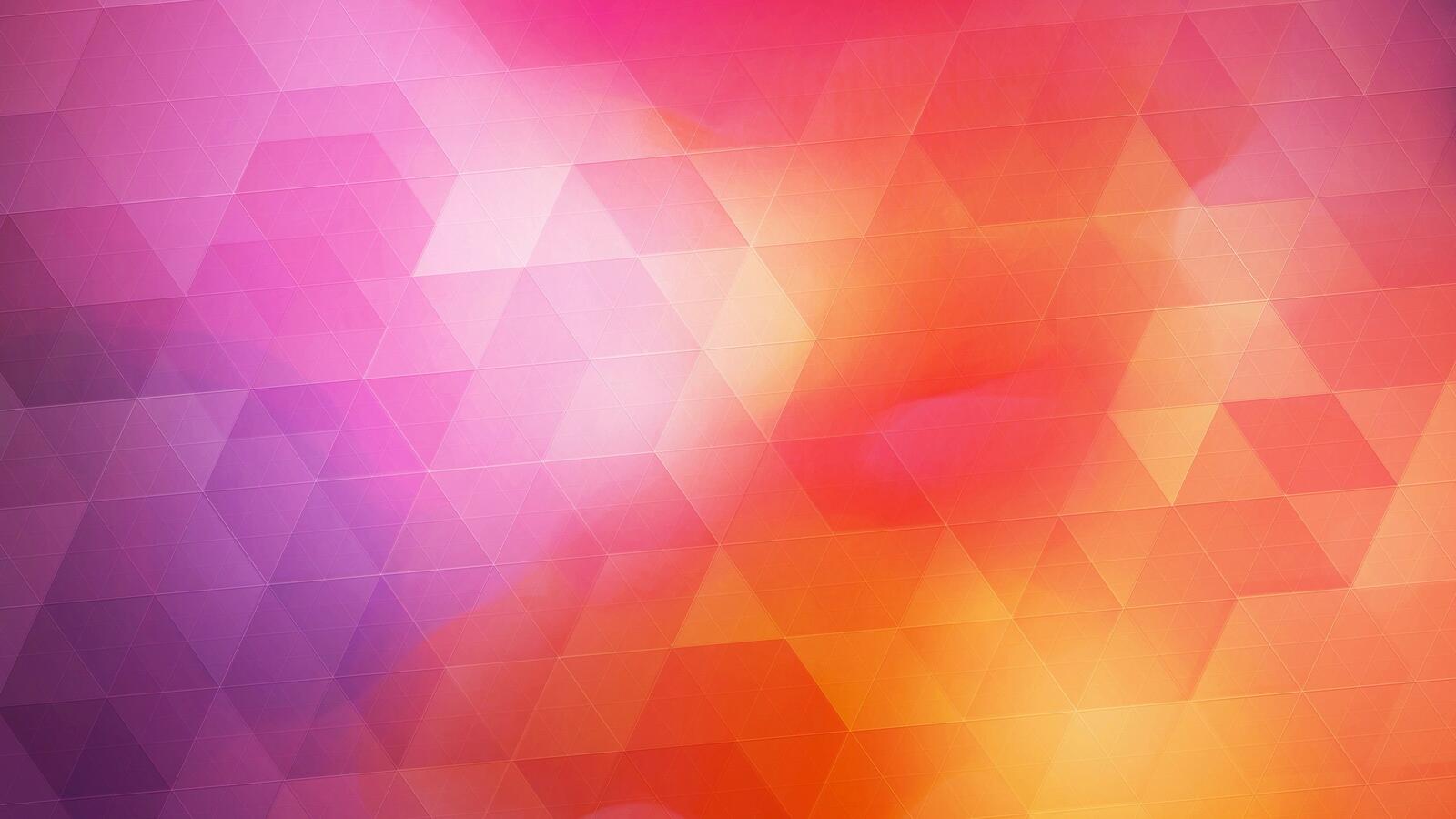 Wallpapers gradient low poly triangles color blend on the desktop