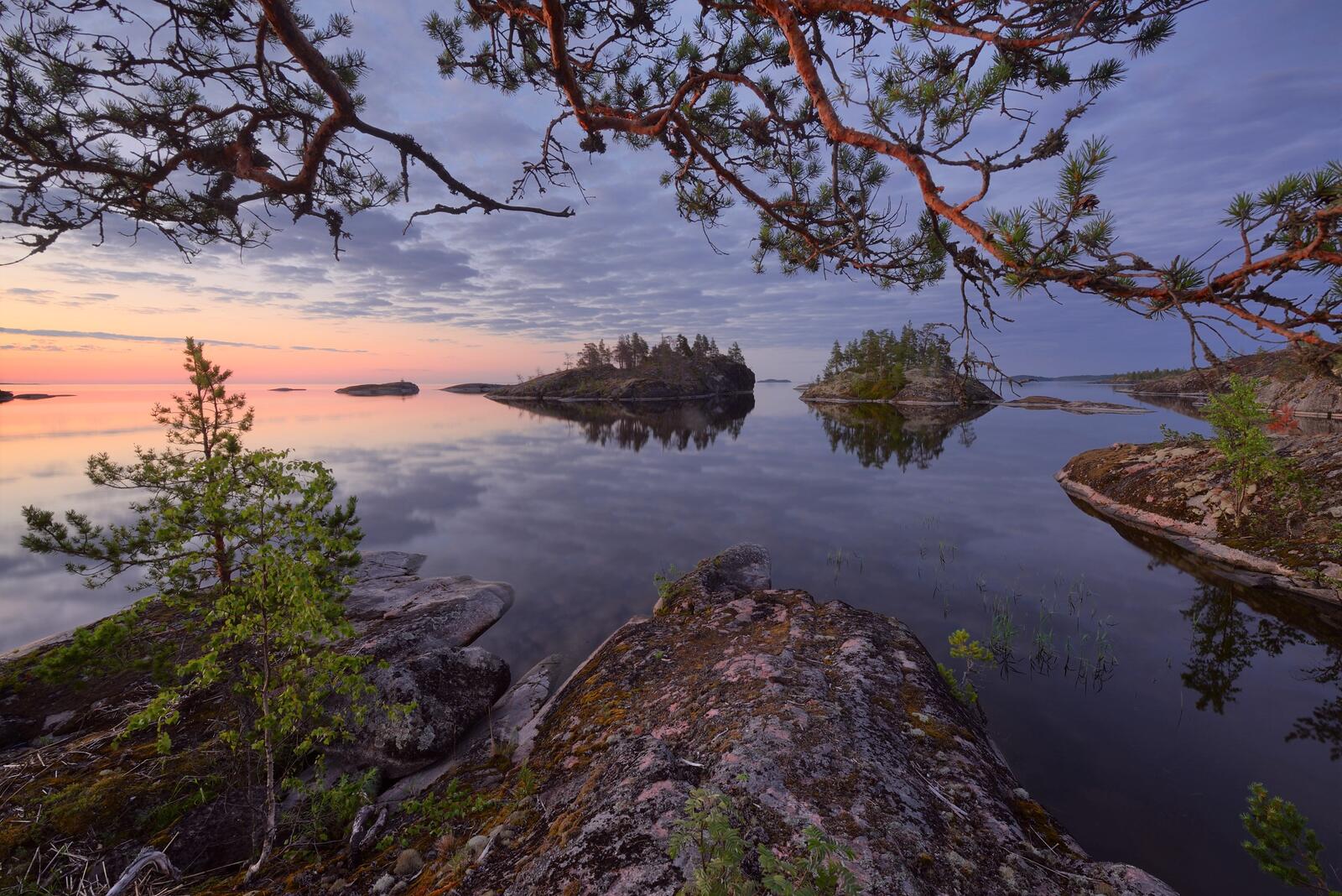 Free photo Photos of Ladoga lake in the Priozersk district
