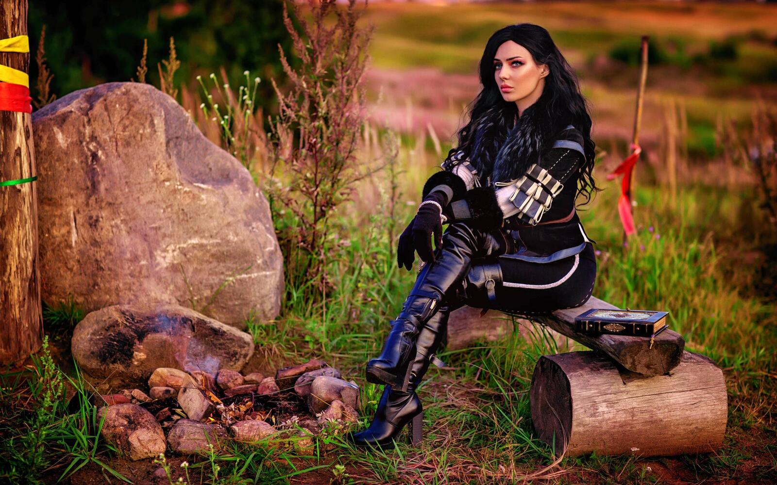 Wallpapers thight clothes yennefer of vengerberg cosplay on the desktop
