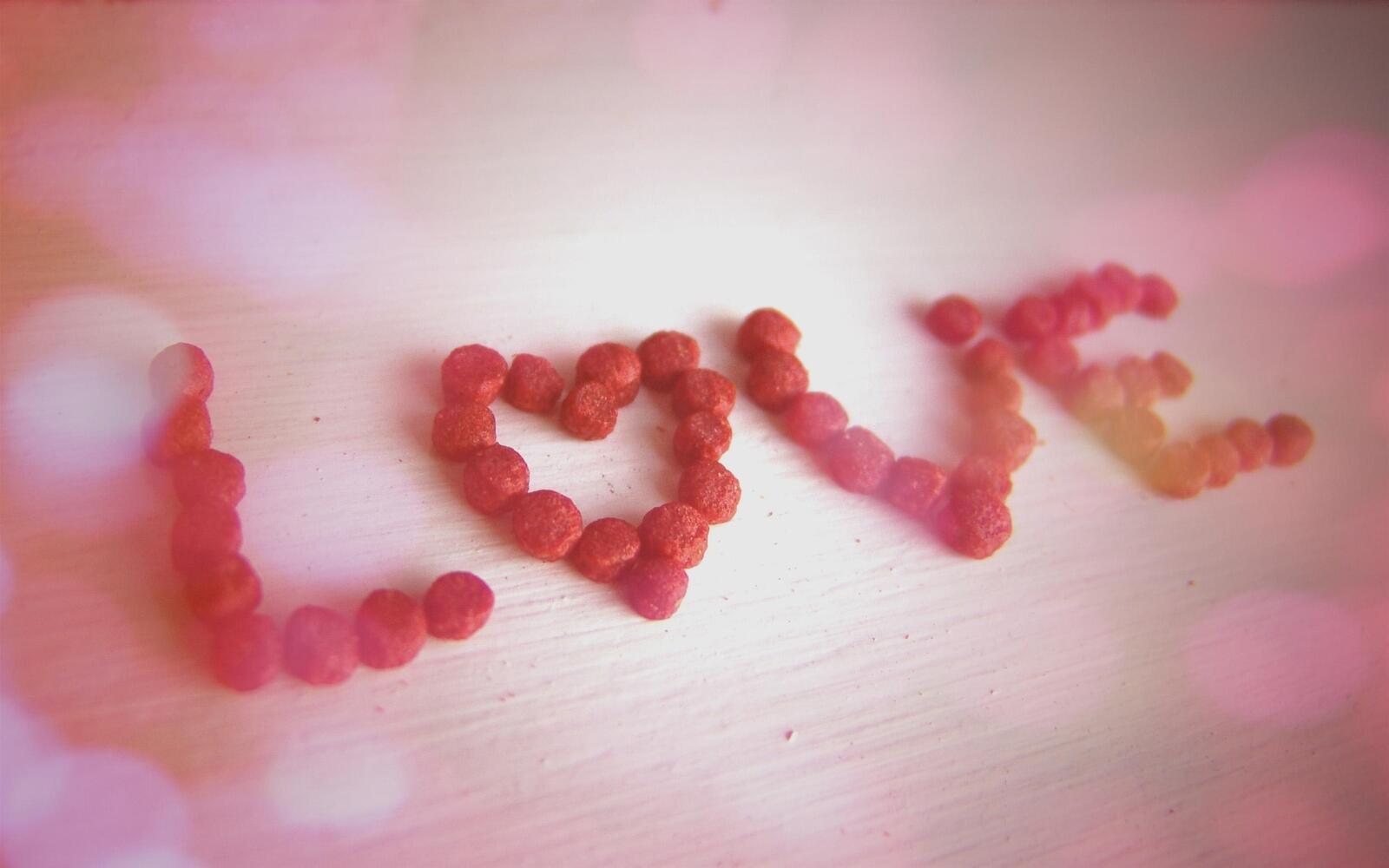 Обои любовь письмо dried fruits на рабочий стол