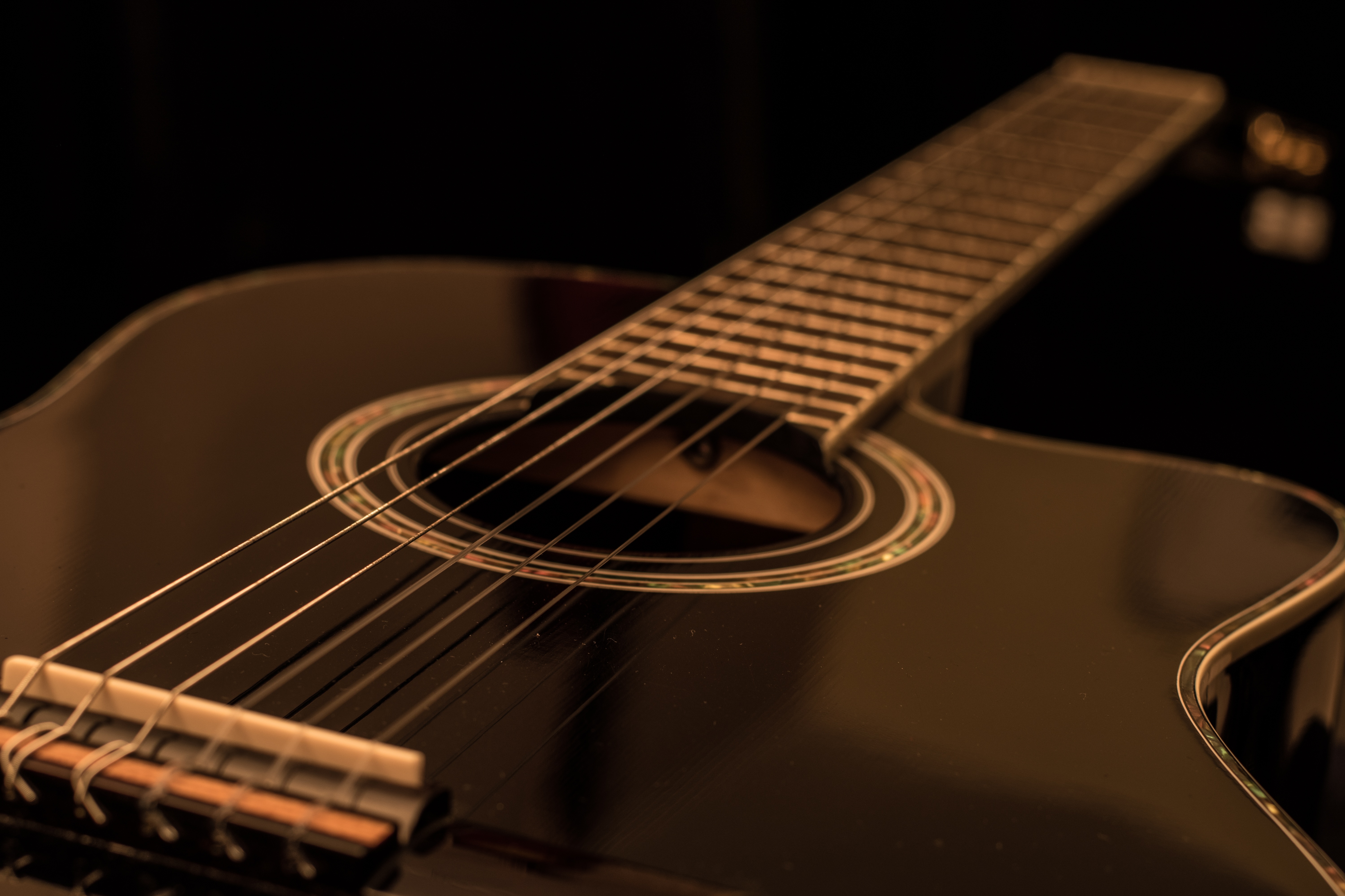 Photo free slide guitar, musical instrument, black