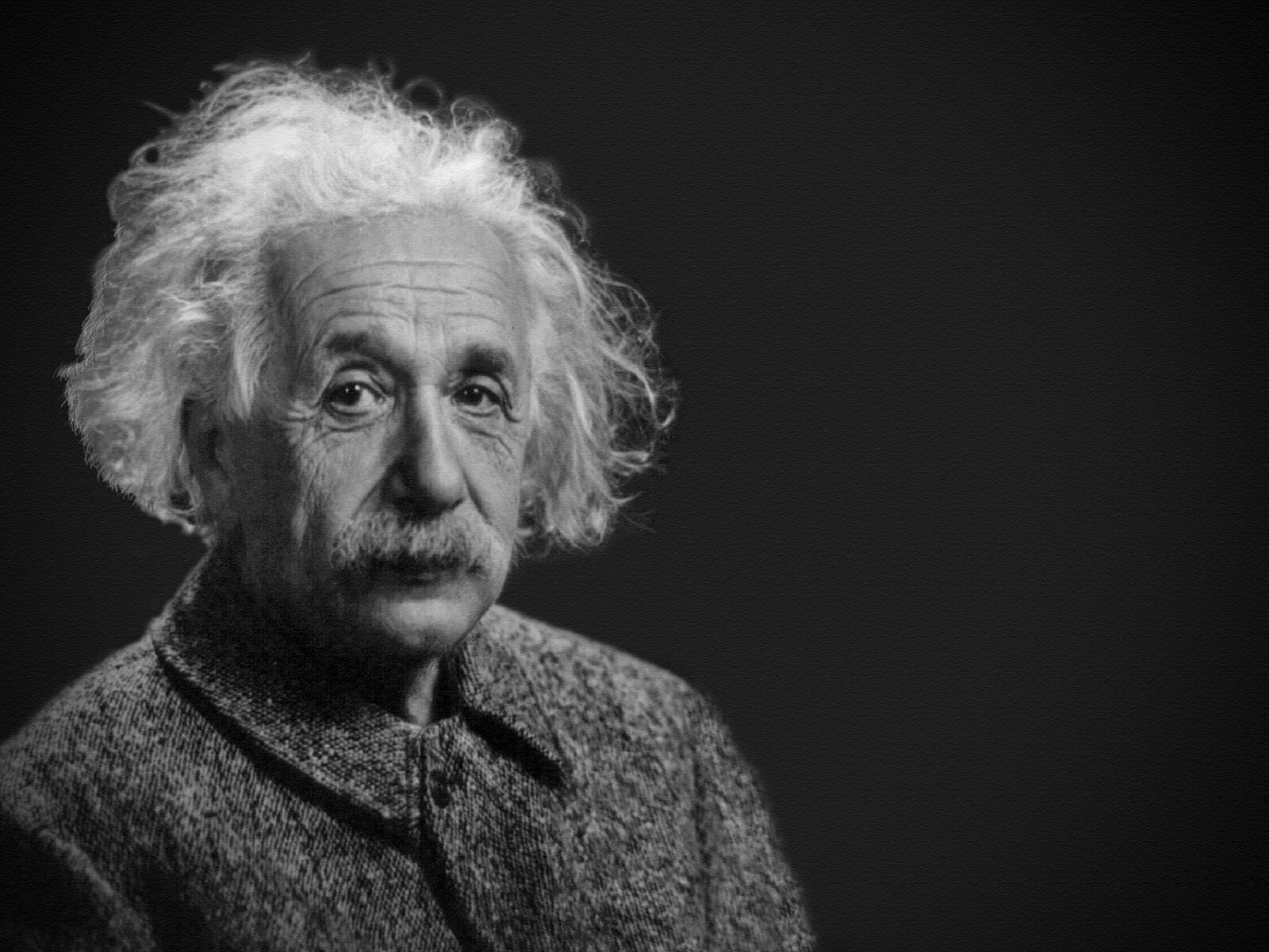 Wallpapers vintage face Albert Einstein on the desktop