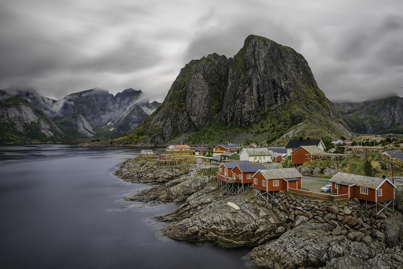 Обои пейзаж Норвегия Lofoten Islands на рабочий стол