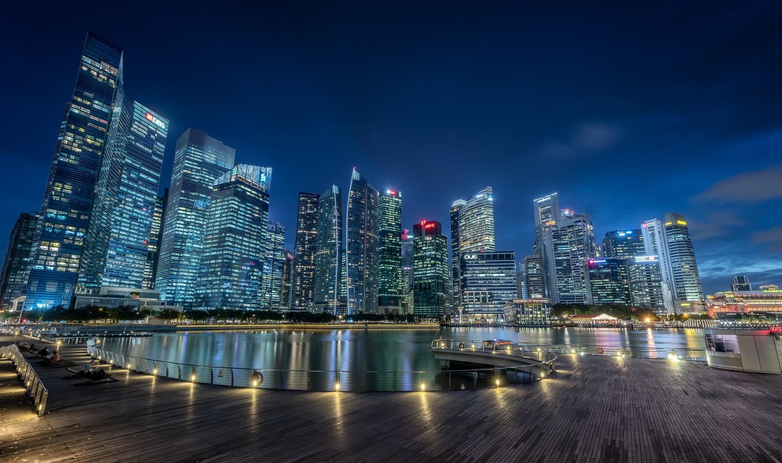 Обои обои сингапур город современная архитектура на рабочий стол