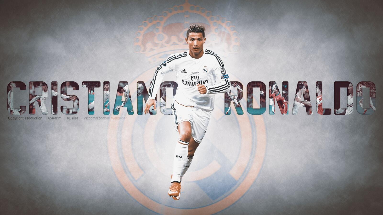 Обои фотографии Реал Мадрид Криштиану Роналдо на рабочий стол