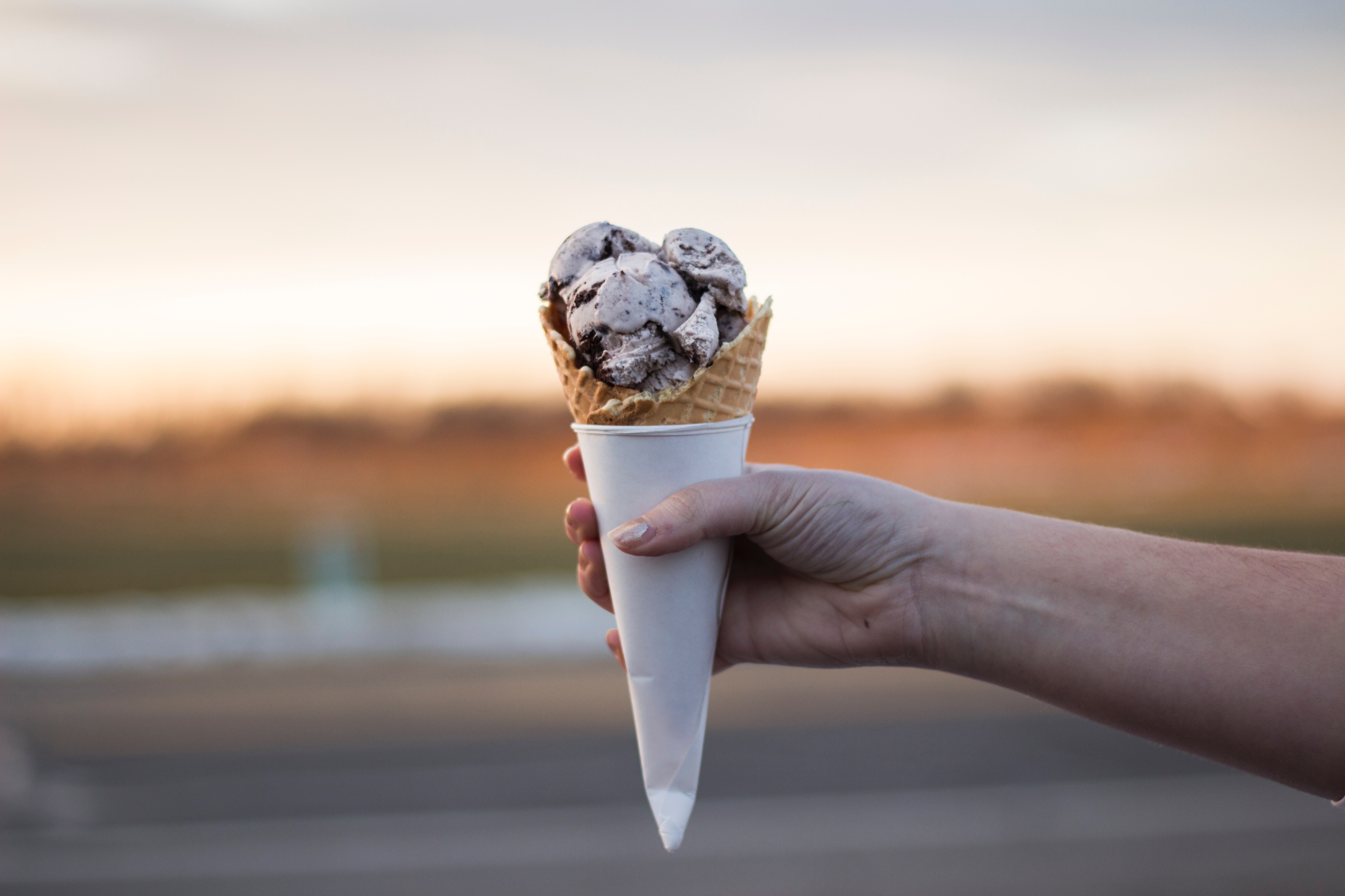 Photo free ice cream, food, close-up