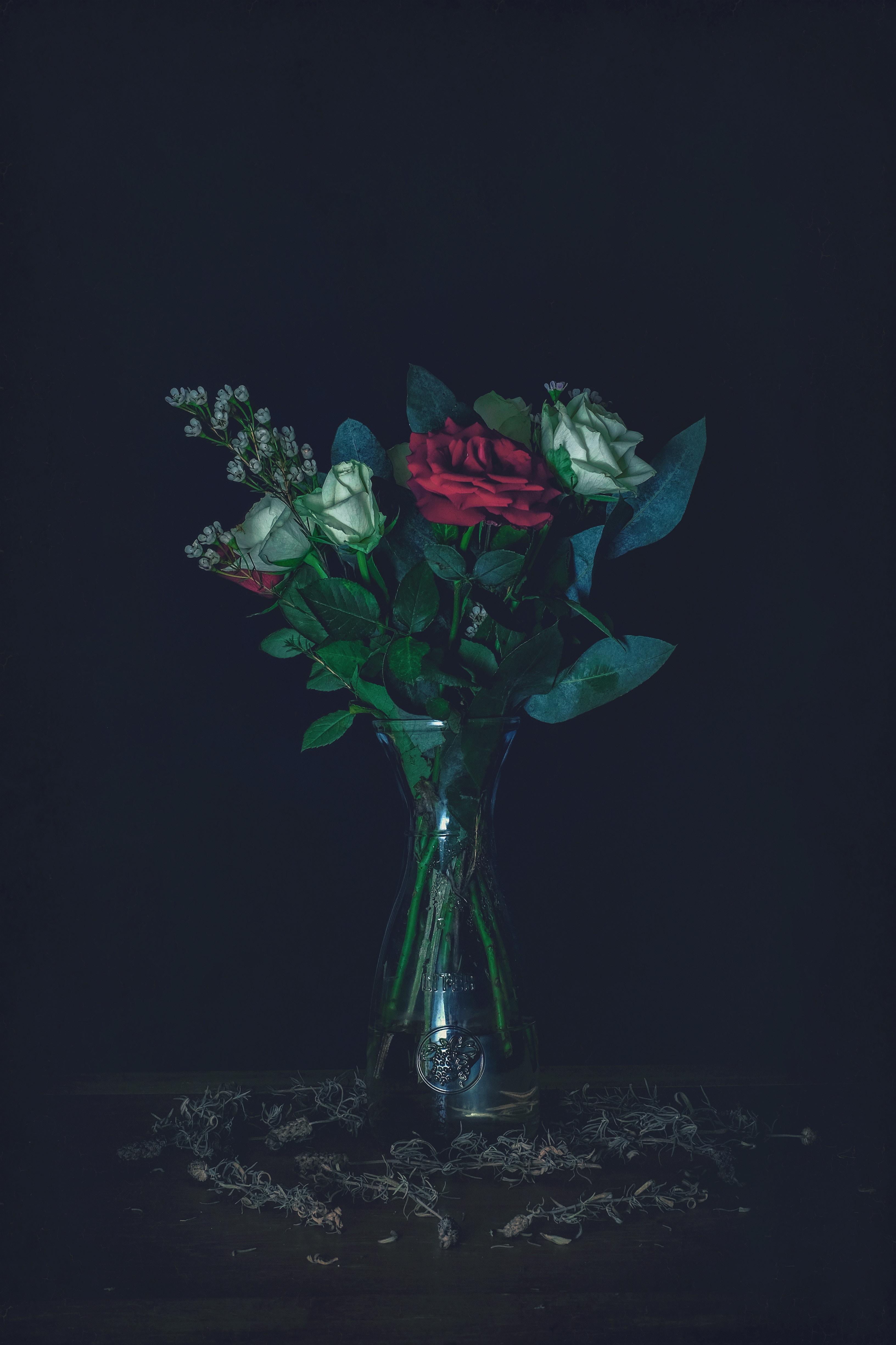Фото бесплатно розы, ваза с цветами, букет