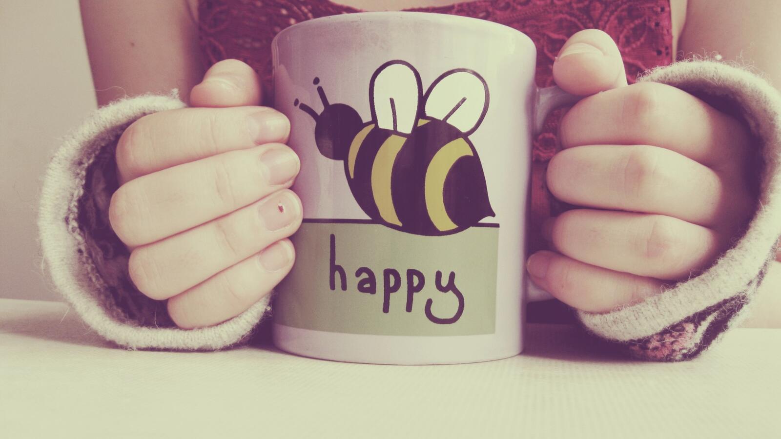 免费照片蜜蜂杯