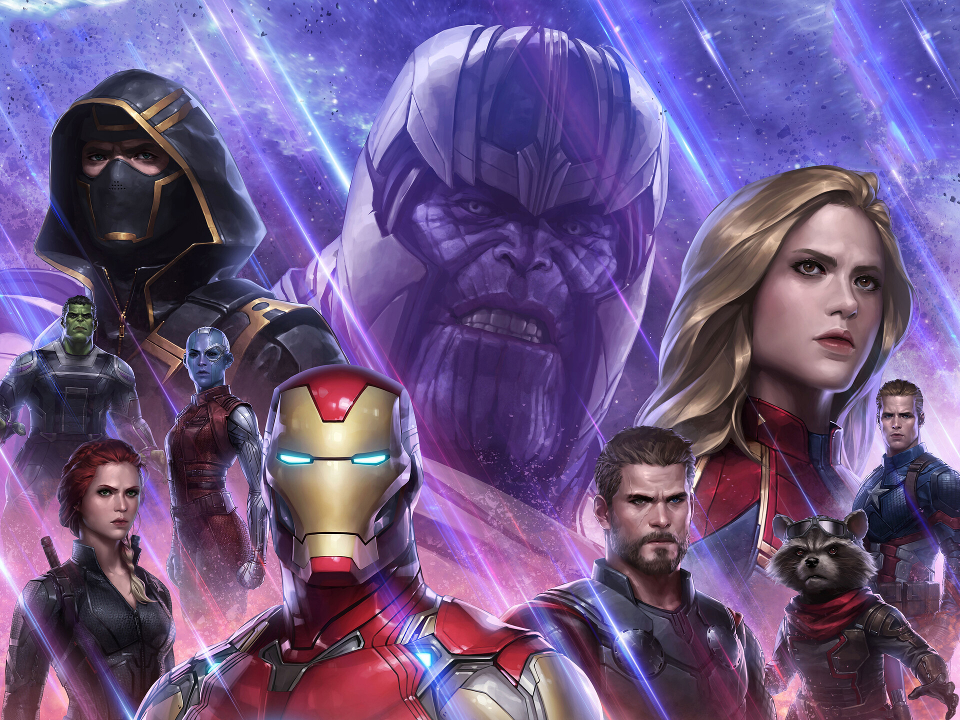 Wallpapers games Avengers Endgame Marvel Future Fight on the desktop