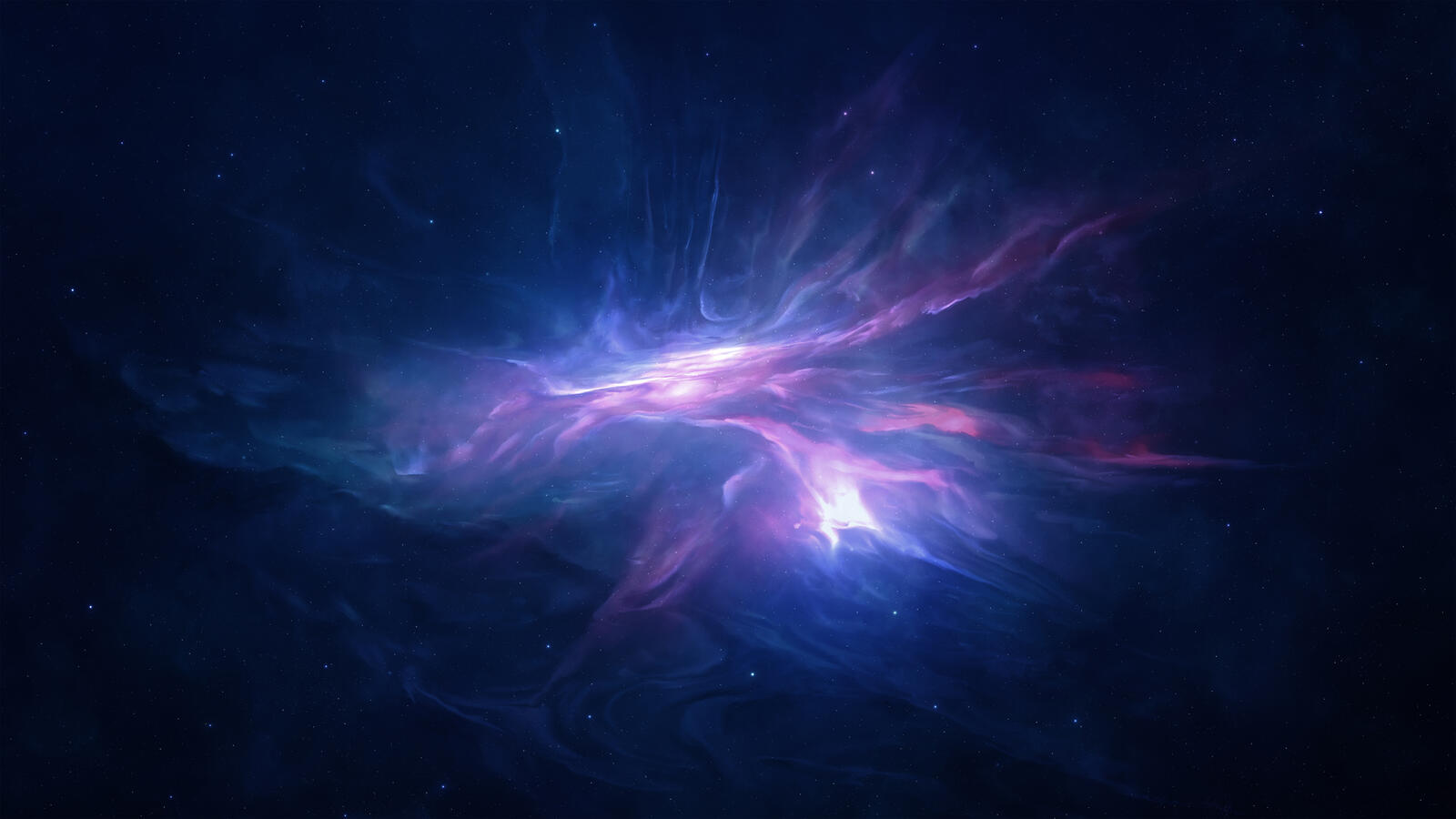 Wallpapers nebula stars Digital Universe on the desktop