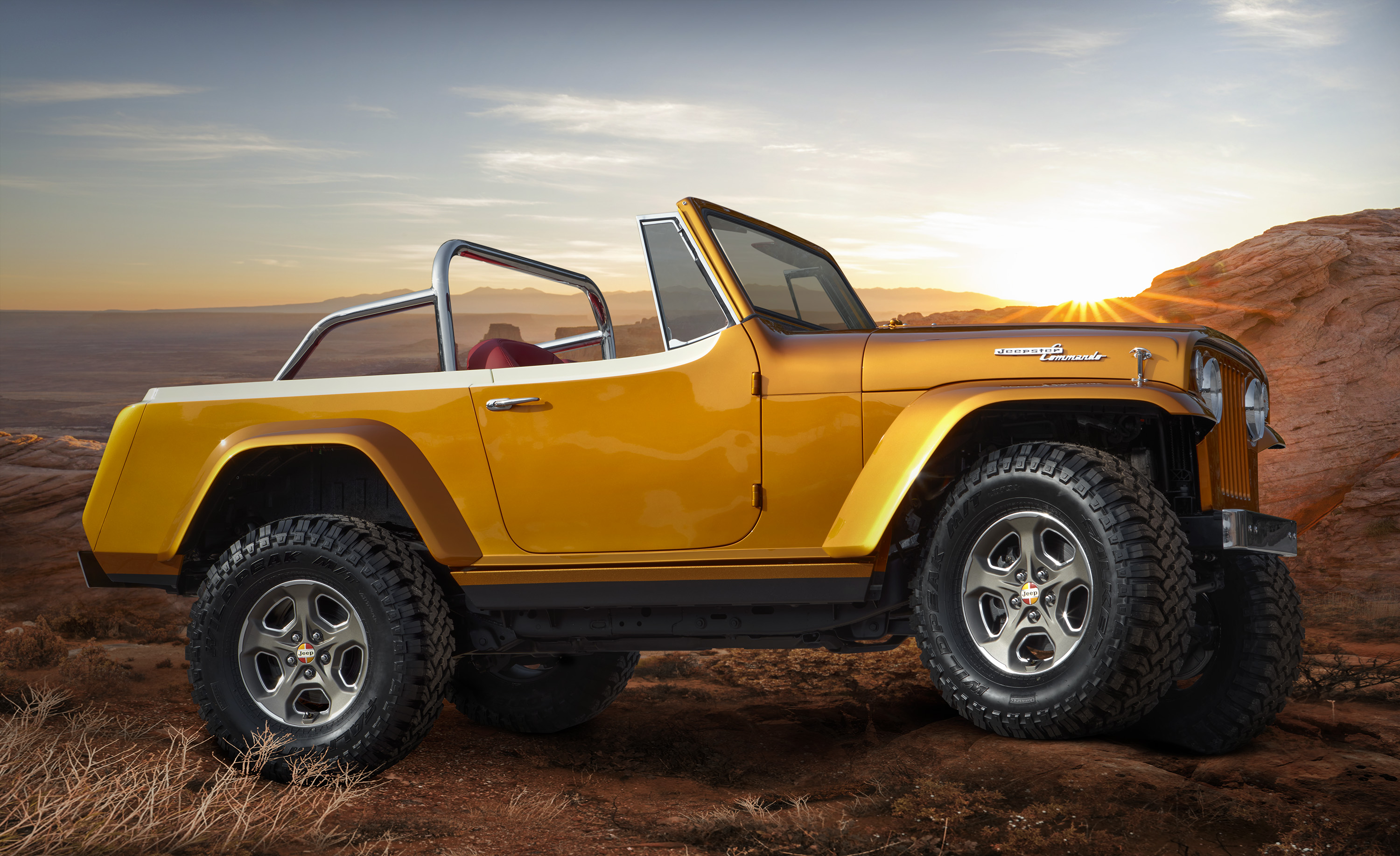 Wallpapers Jeep cars yellow car on the desktop