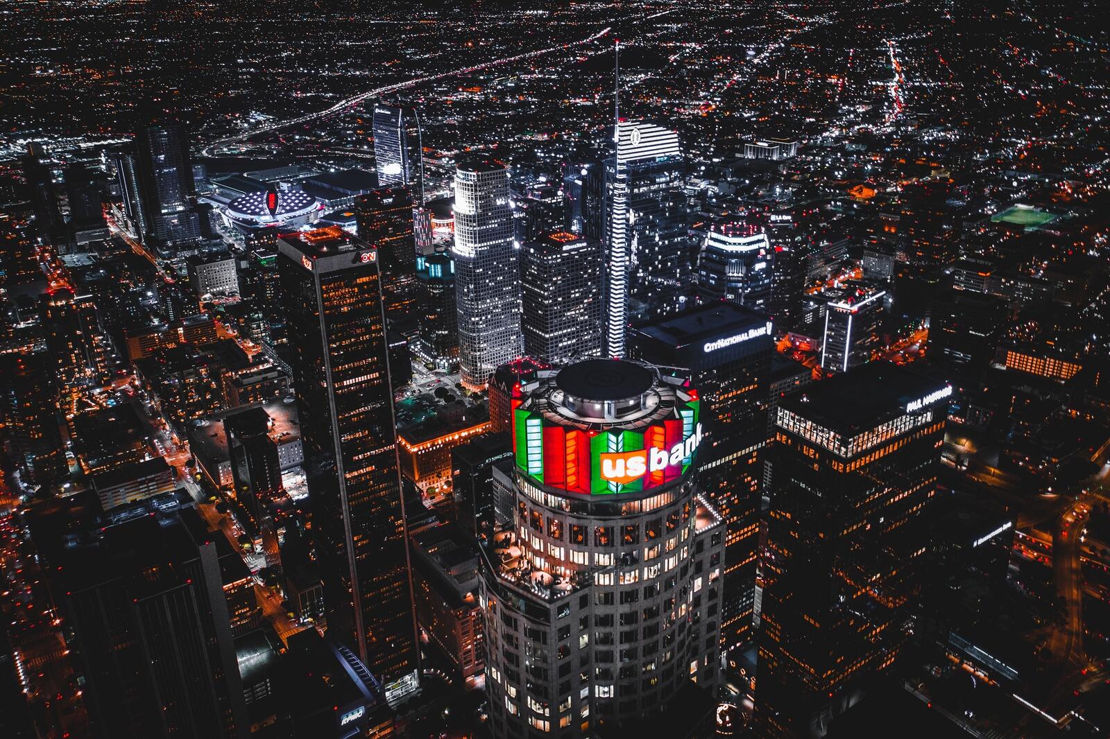 Wallpapers wallpaper usa Los Angeles skyscrapers on the desktop