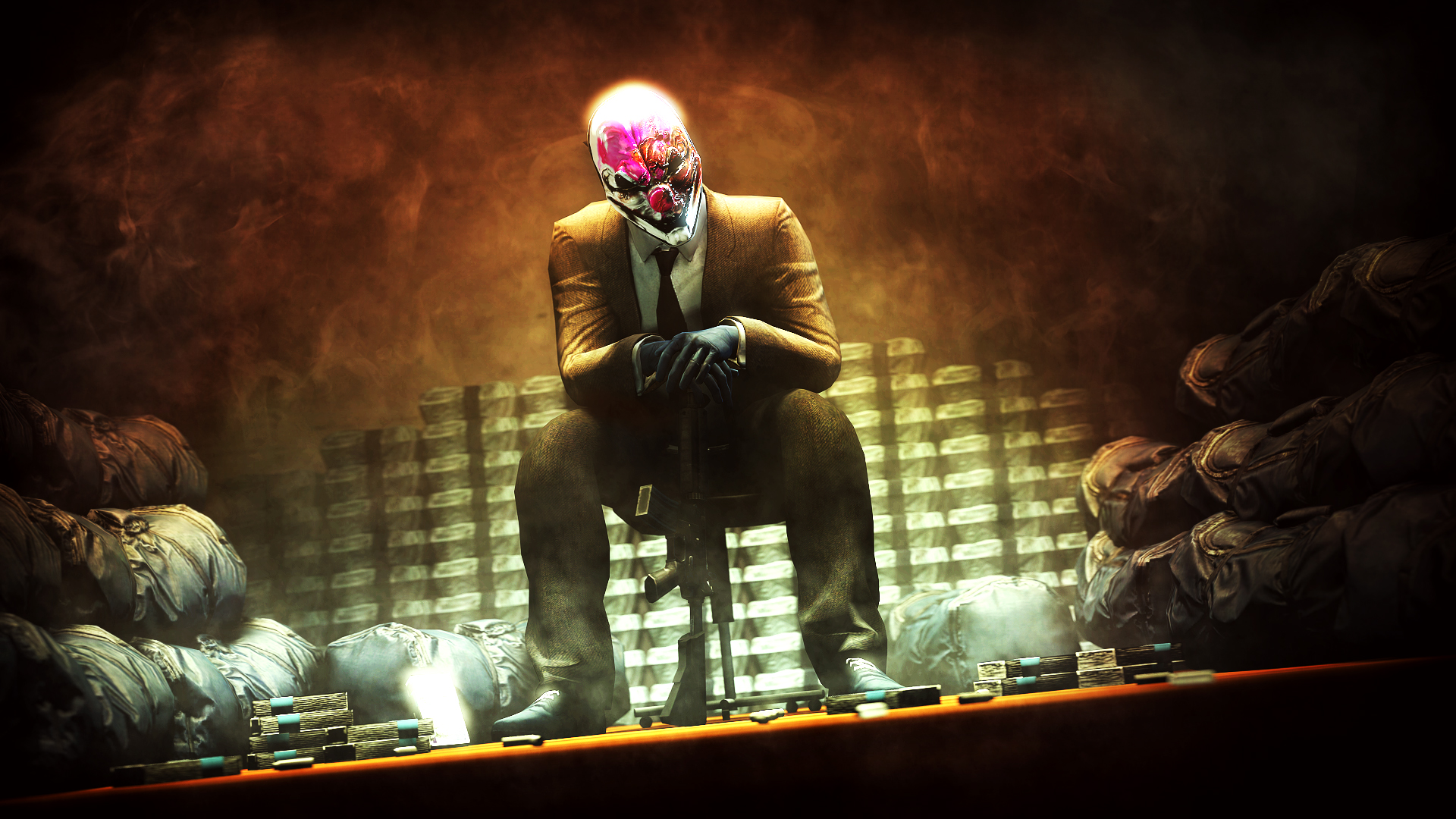 Wallpapers payday 2 games artwork on the desktop