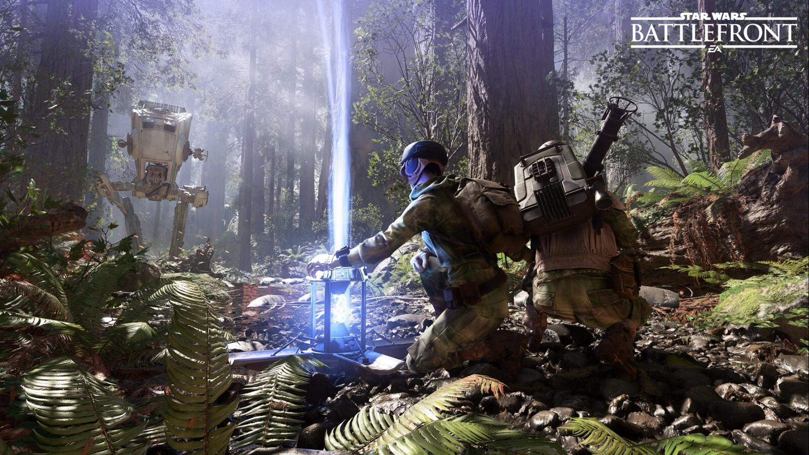 Wallpapers forest soldiers star wars battlefront ii on the desktop