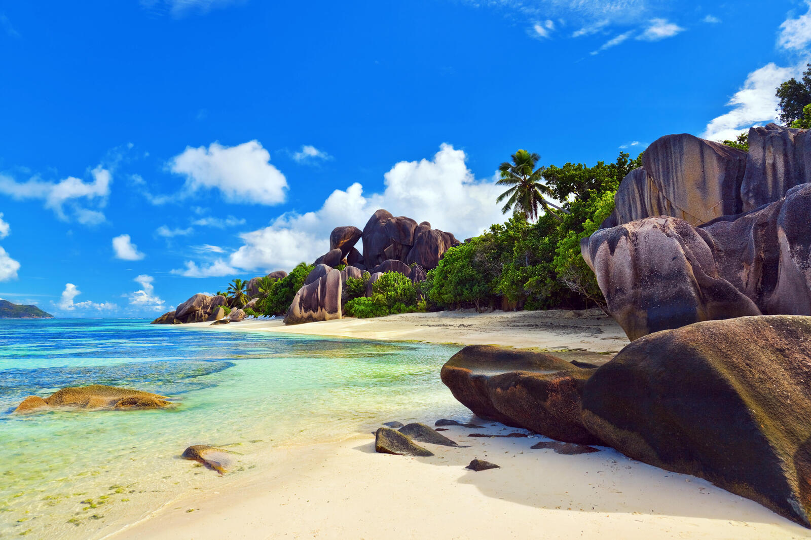 Wallpapers tropics sand beach seychelles on the desktop