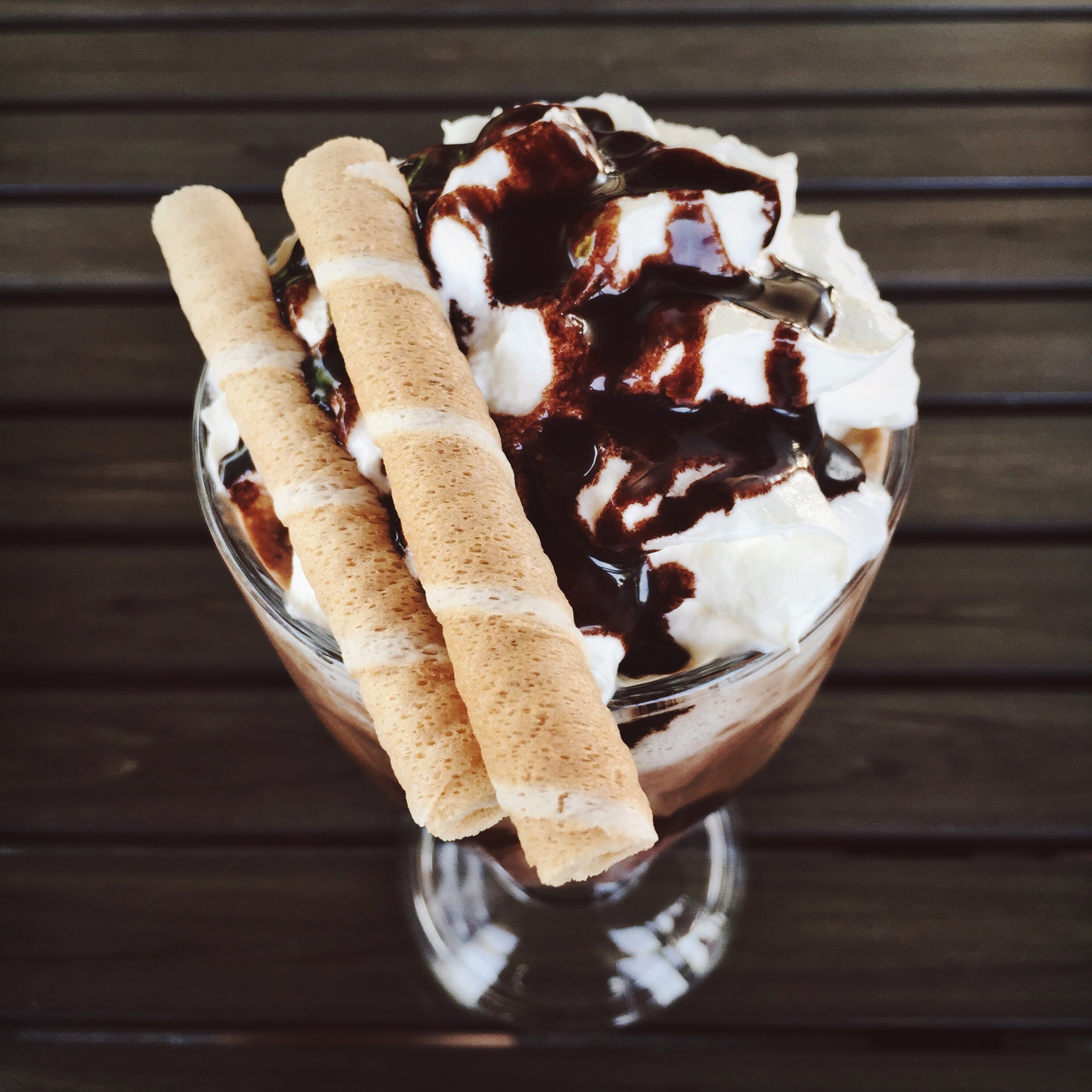 免费照片巧克力糖浆冰淇淋