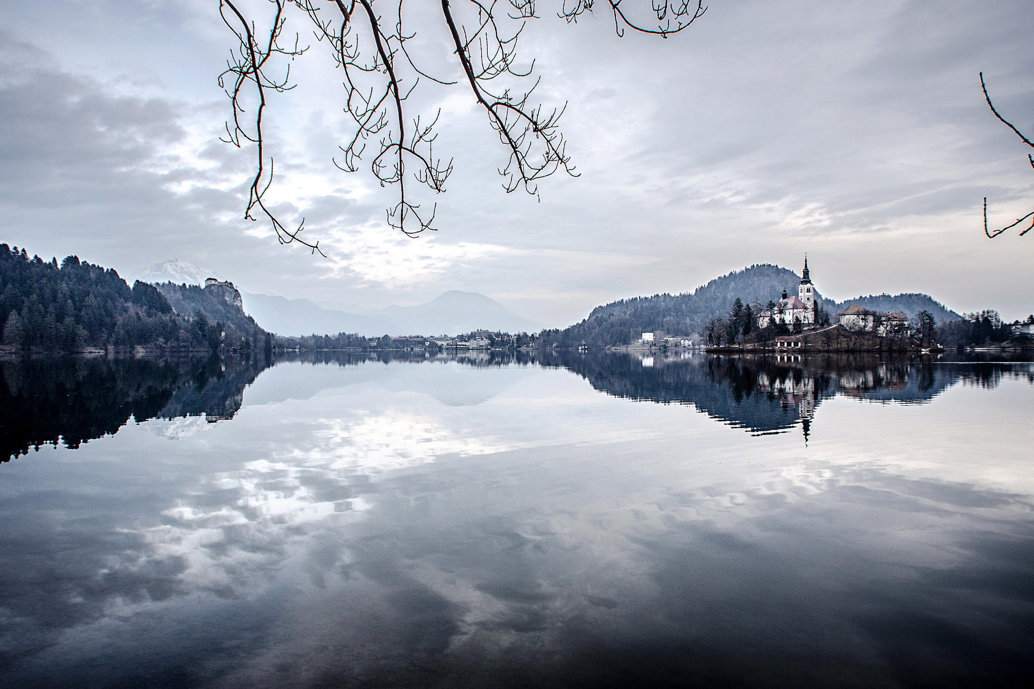 Wallpapers Slovenia calmness Lake Bled on the desktop