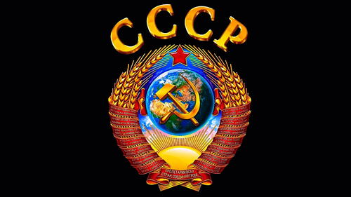 Drawing of the emblem of the USSR