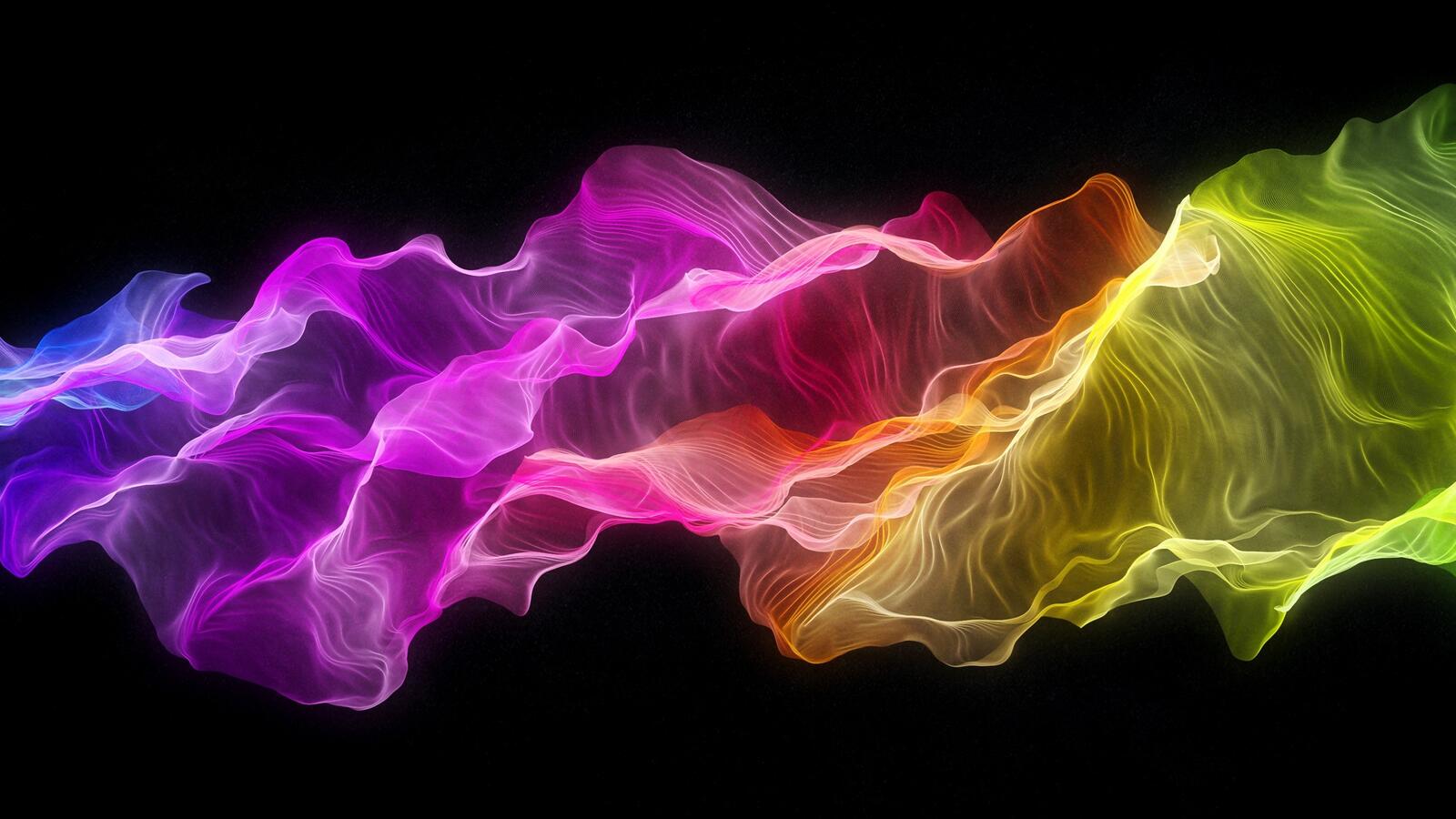 Wallpapers smoke veil colorful on the desktop