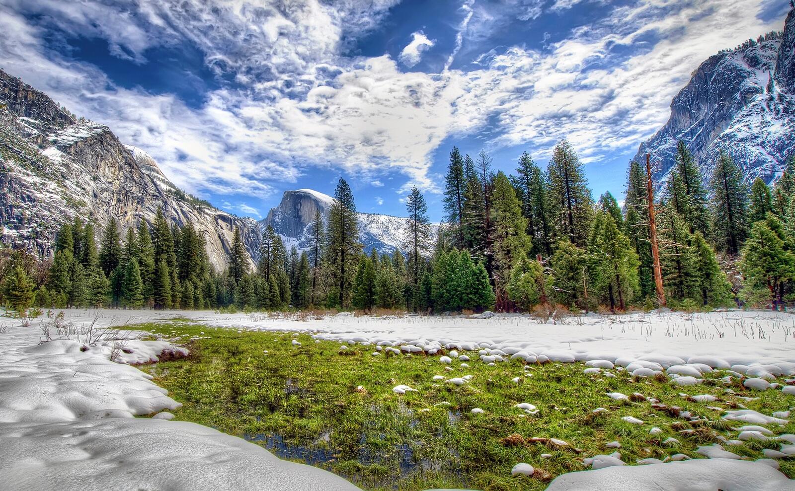 Обои национальный парк Йосемити Калифорния сьерра-невада на рабочий стол