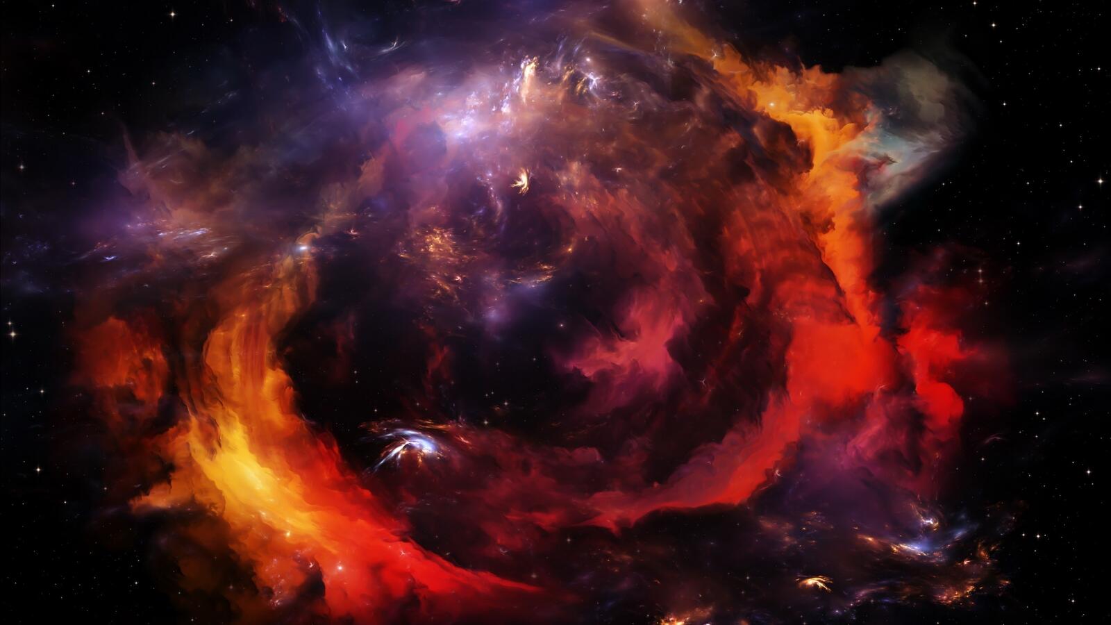 Wallpapers galaxy nebula scientifically on the desktop