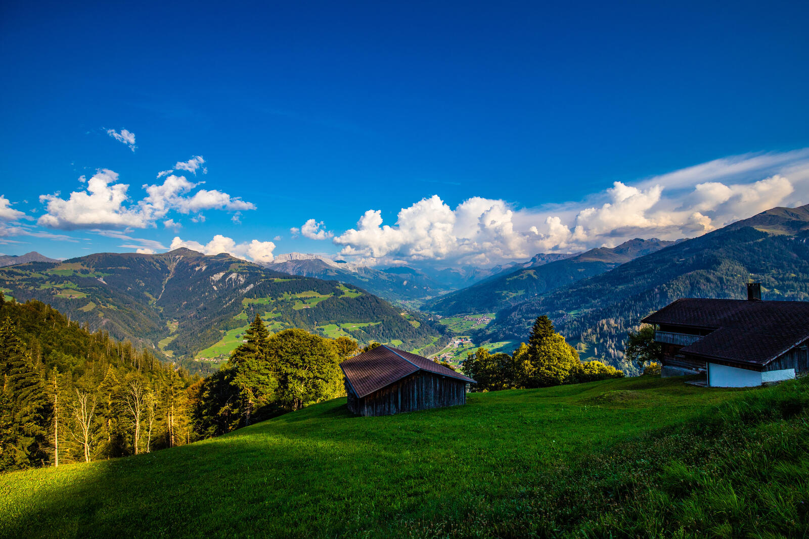 桌面上的壁纸阿尔卑斯山风景 自然 瑞士山区