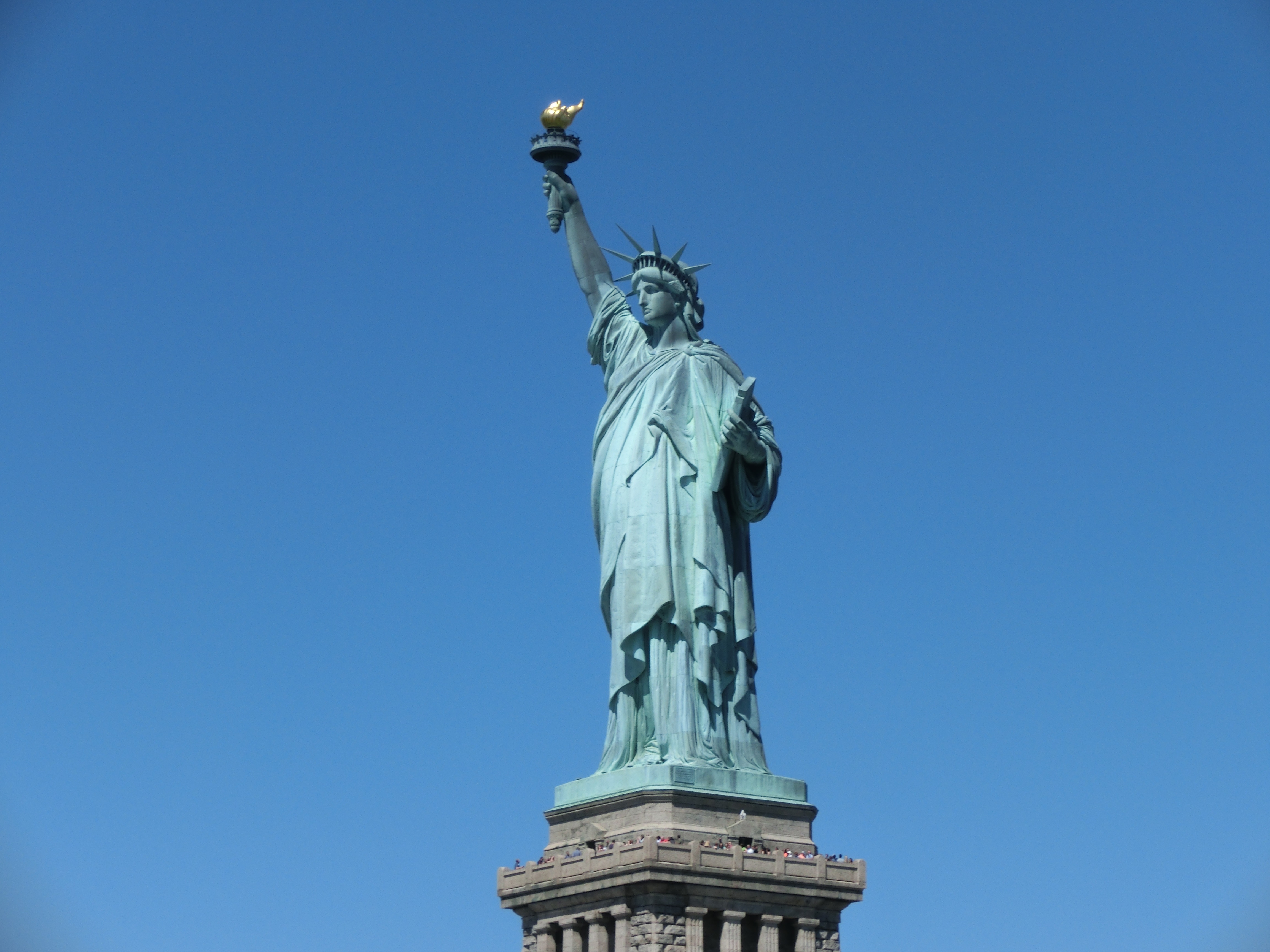 Обои Нью-Йорк памятник статуя на рабочий стол