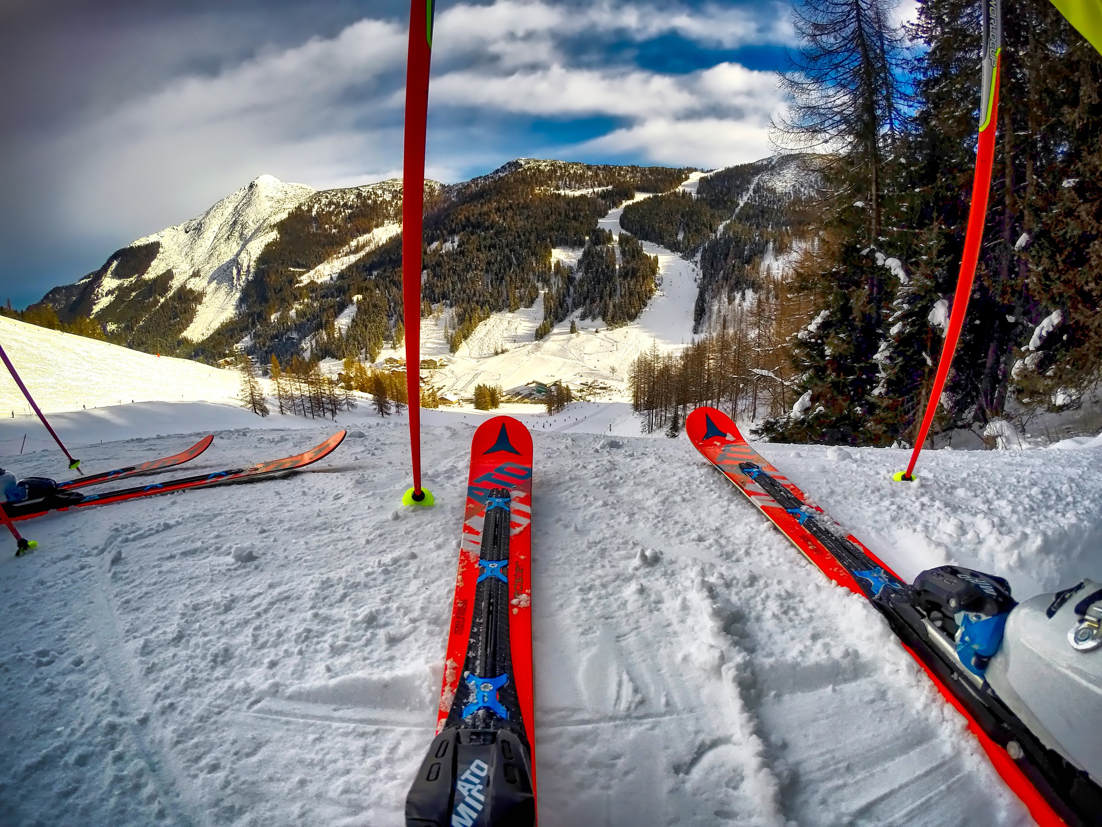 Photo free sport, snow, skis