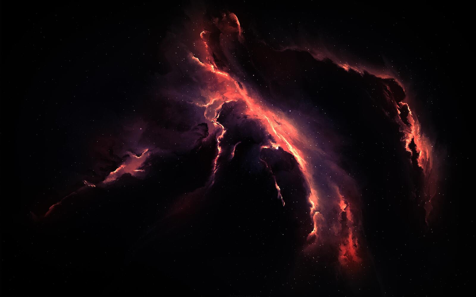 Wallpapers wallpaper flame nebula outer space space on the desktop