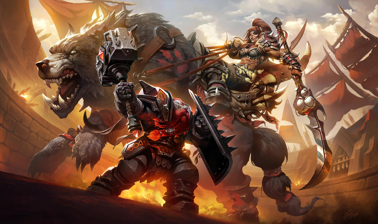 Wallpapers 2021 games games Allied Races on the desktop
