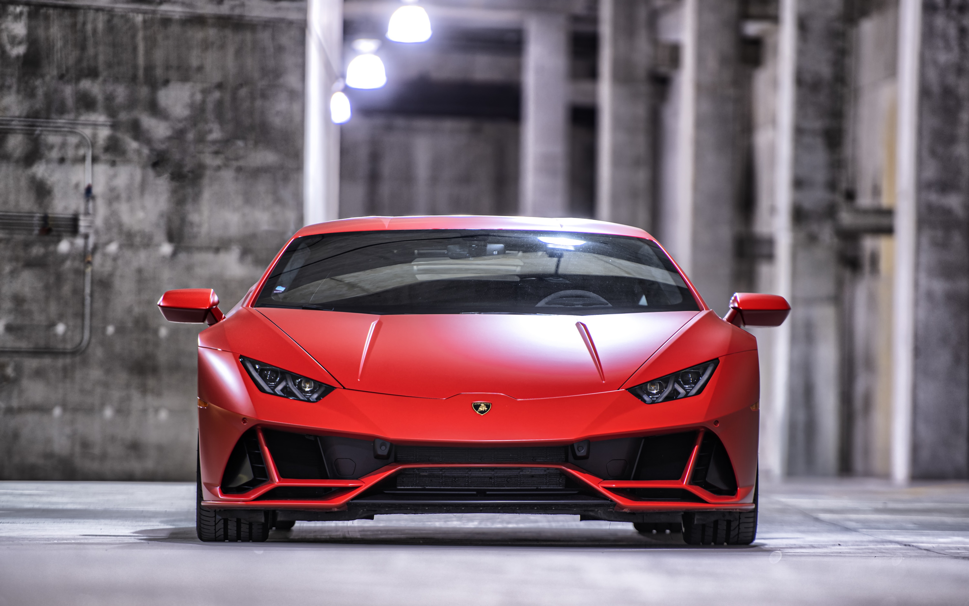 Фото бесплатно Lamborghini Huracan, красная, Lamborghini