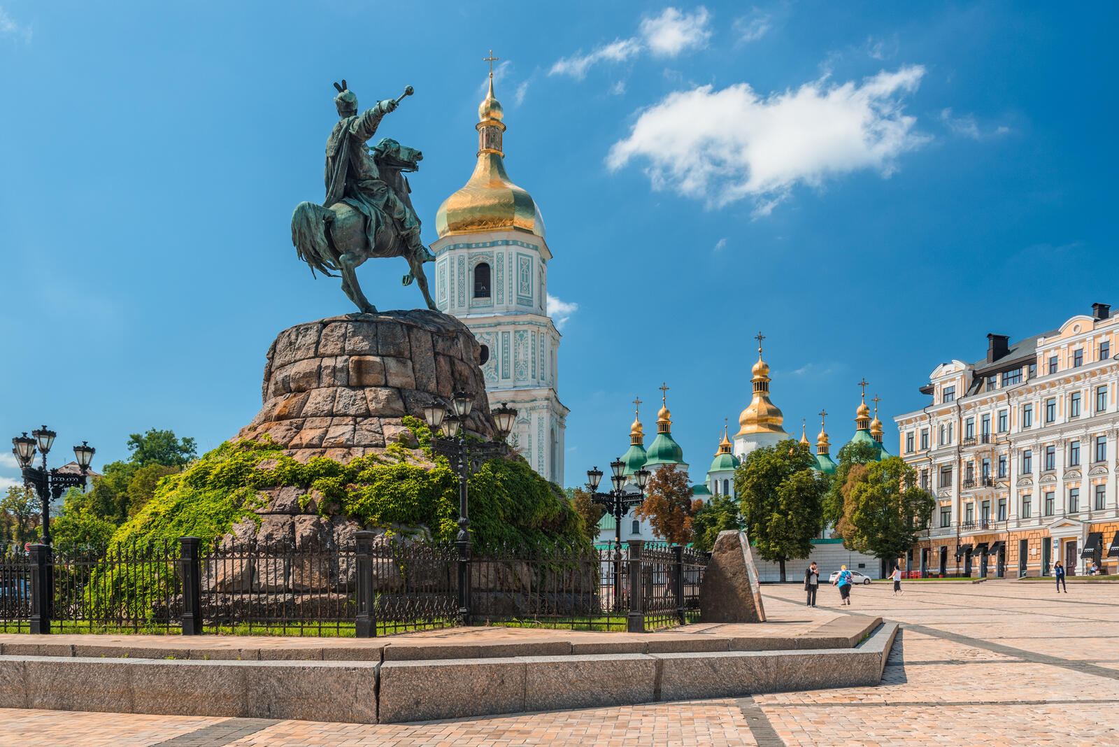 Обои Киев городская площадь Украина на рабочий стол