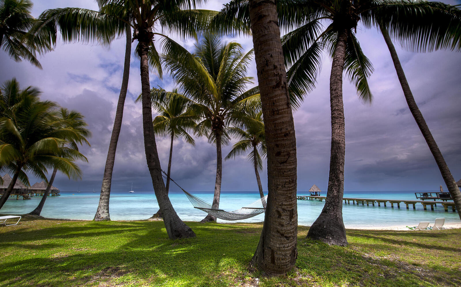 Обои Пляж Киа Ора Французская Полинезия море на рабочий стол