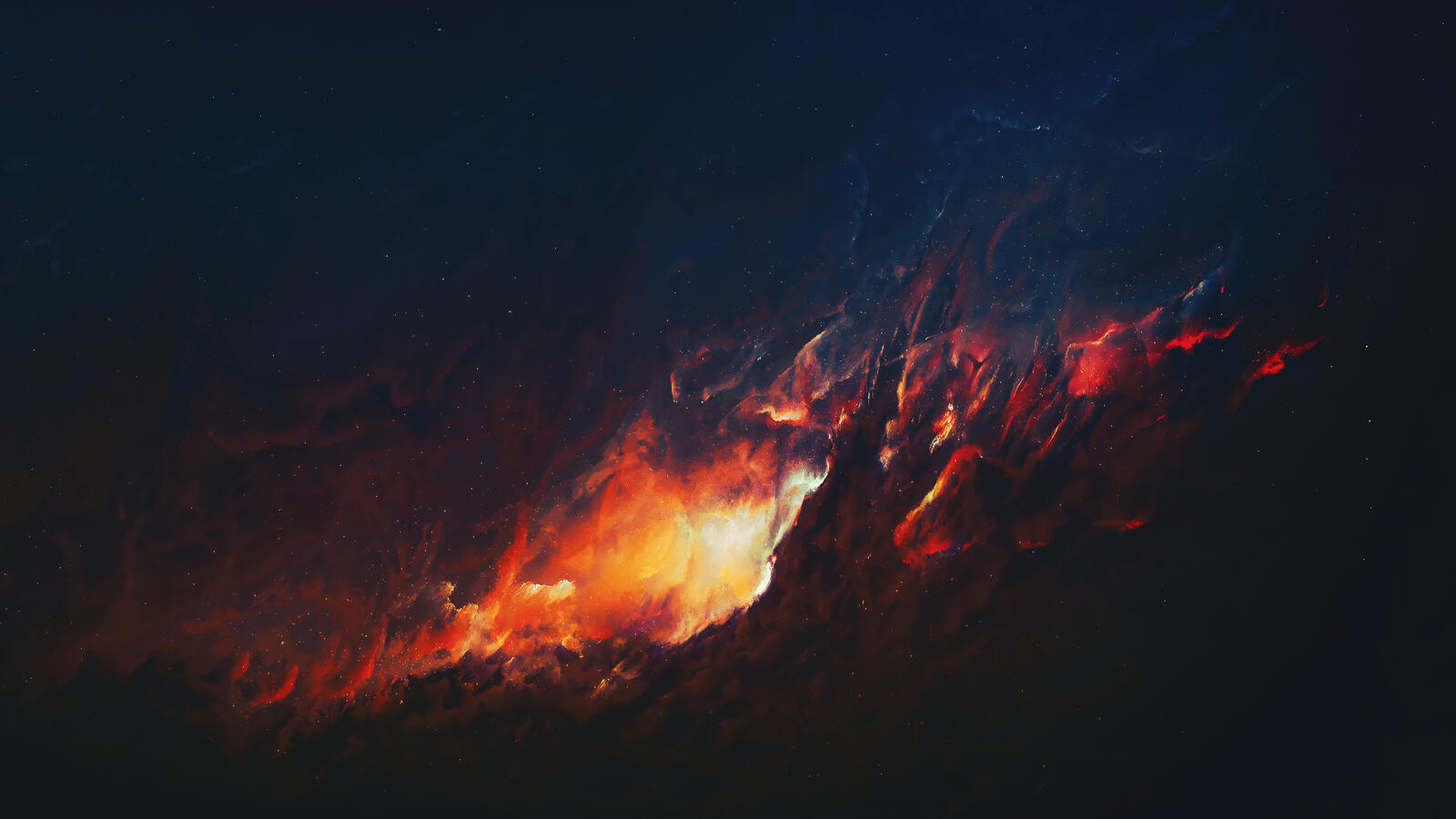 Wallpapers Nebula universe stars on the desktop