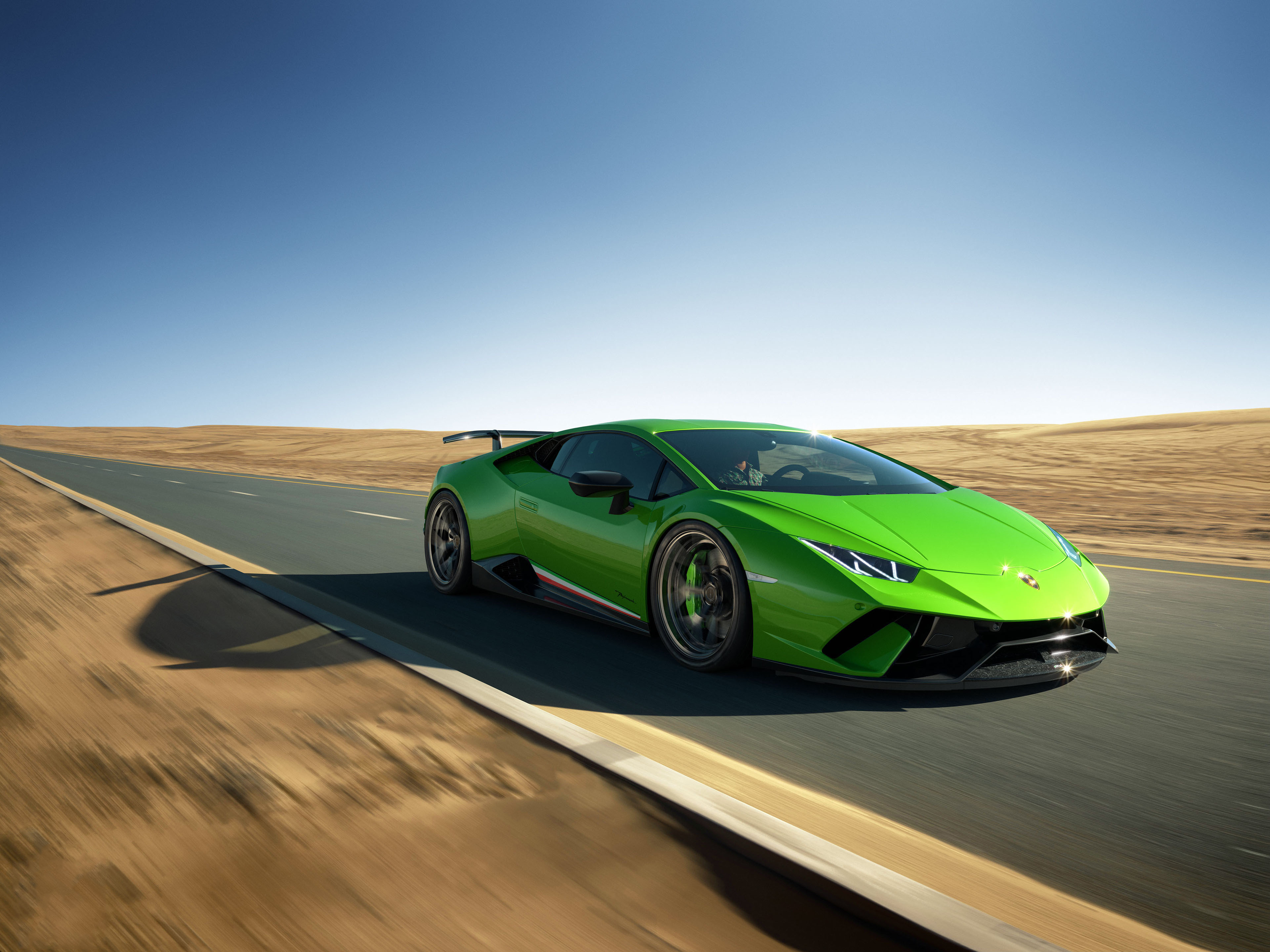 Фото бесплатно Lamborghini Huracan Performante, Lamborghini Huracan, зеленая машина