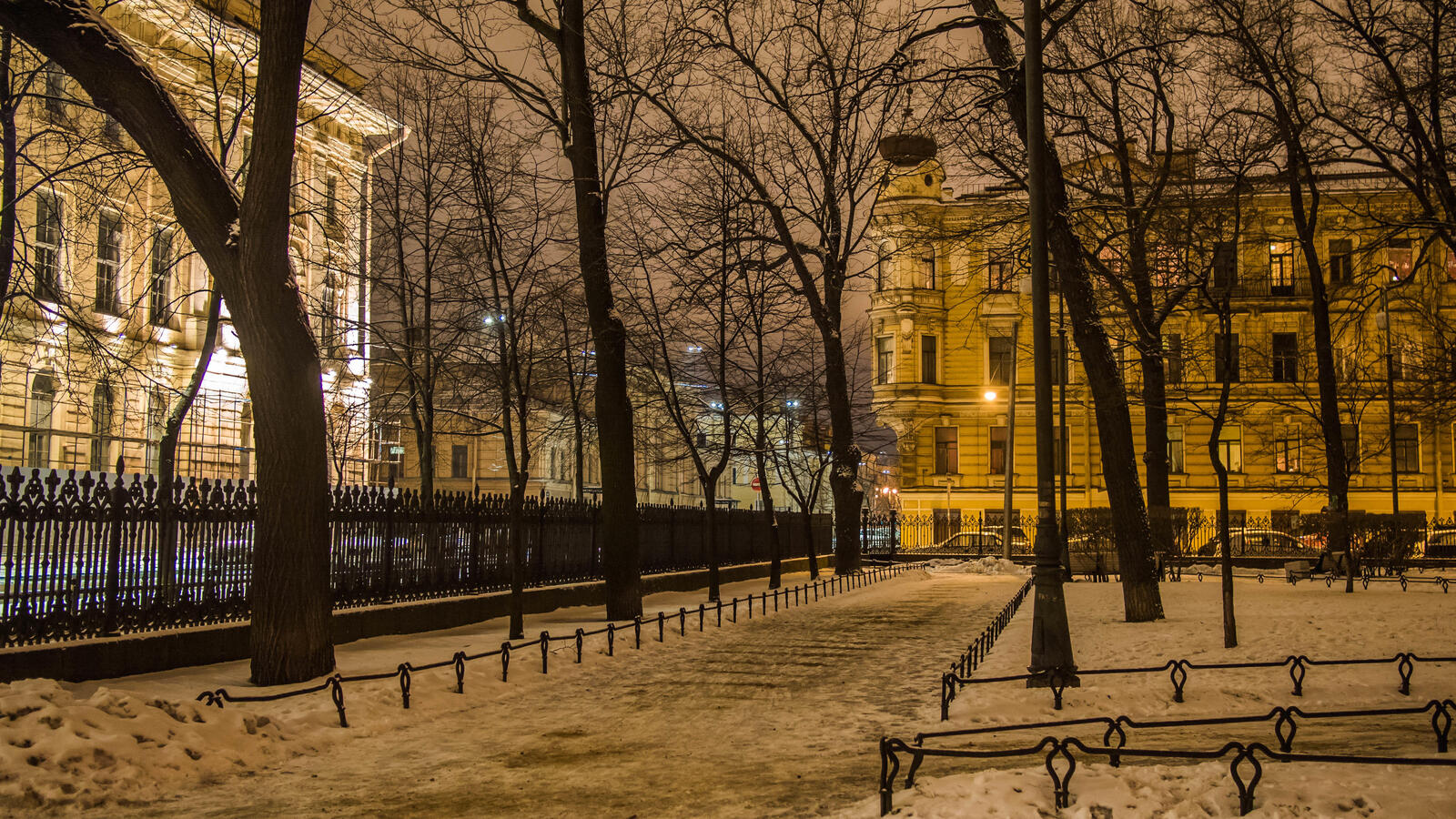 Обои Румянцевский сад Санкт-Петербург город на рабочий стол